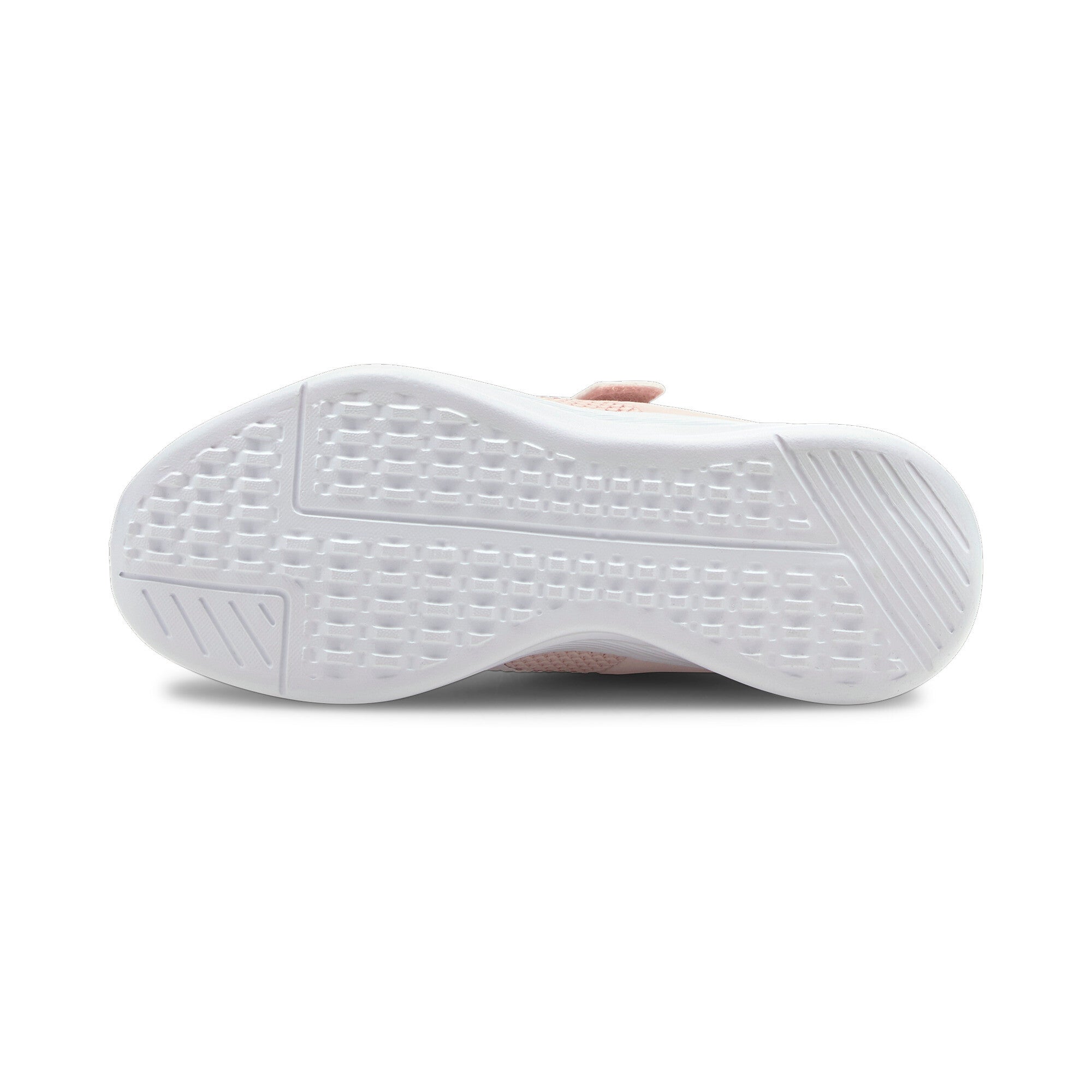 Puma flyer runner v kids' trainers in white - Side View 02