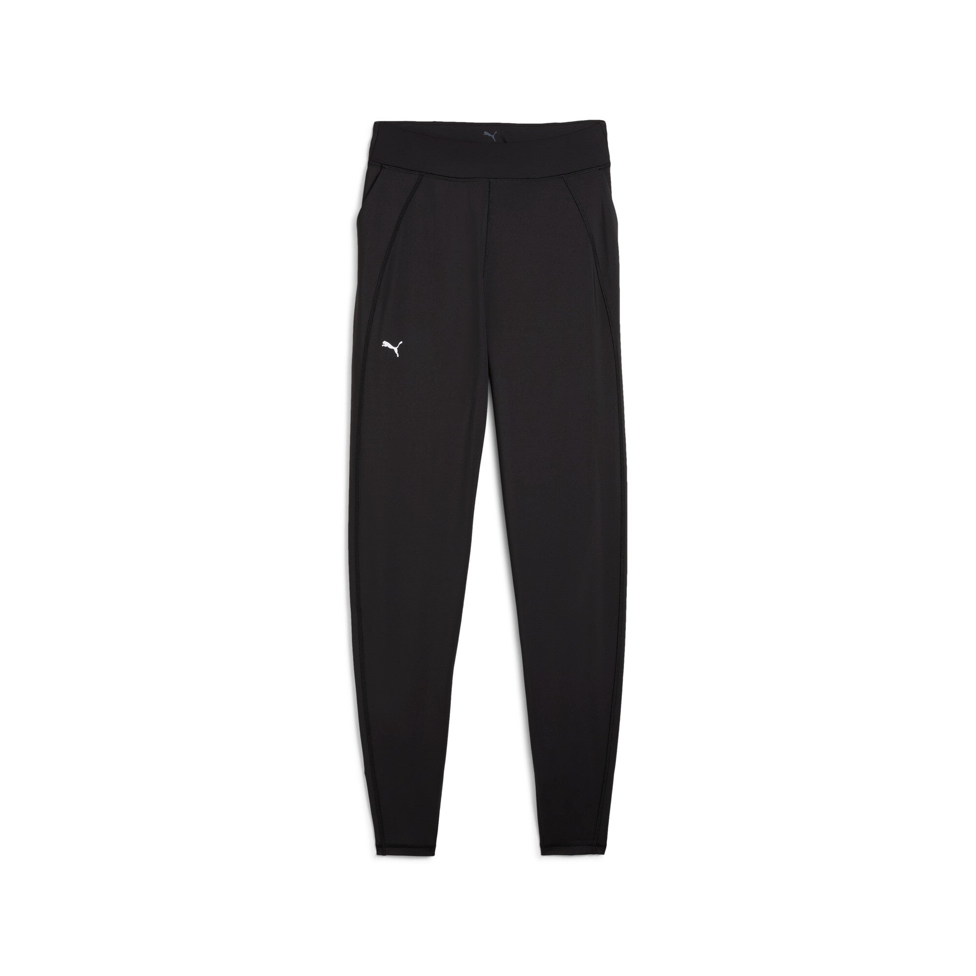 Puma modest joggers in black - Front View
