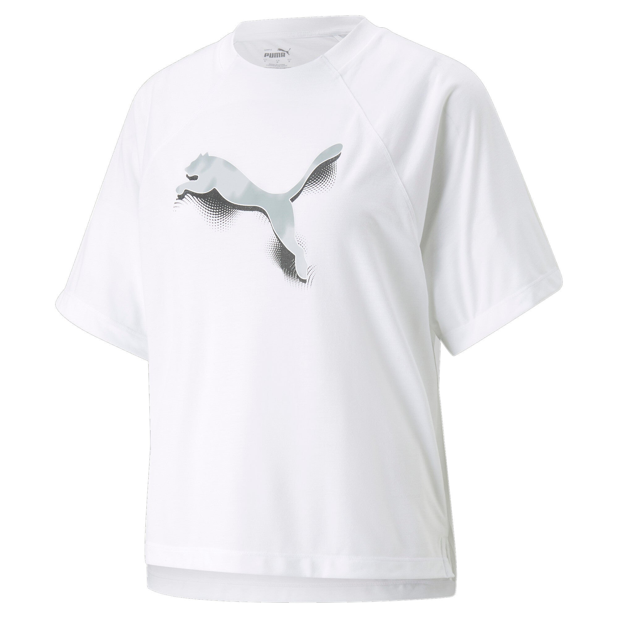 Puma modern sports oversized tee women in white - Front View