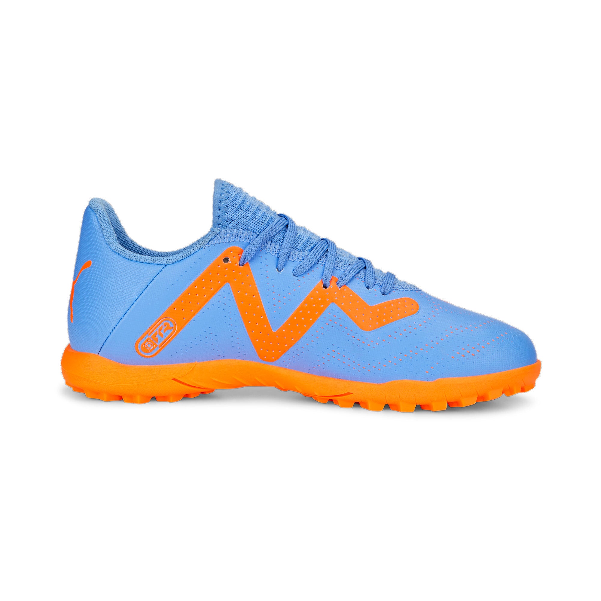 Puma future play tt football boots youth in blue - Side View 03