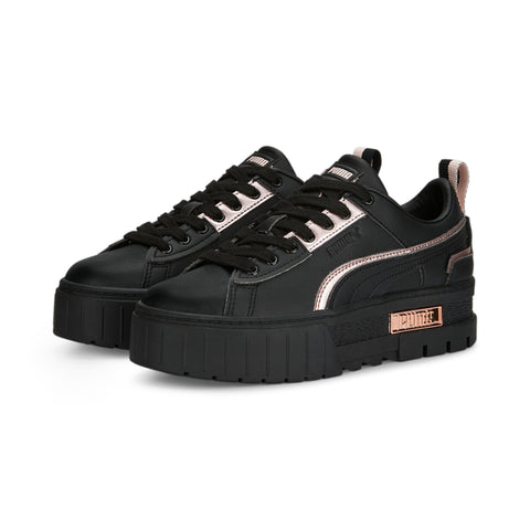 PUMA mayze ut metallic sneakers in black