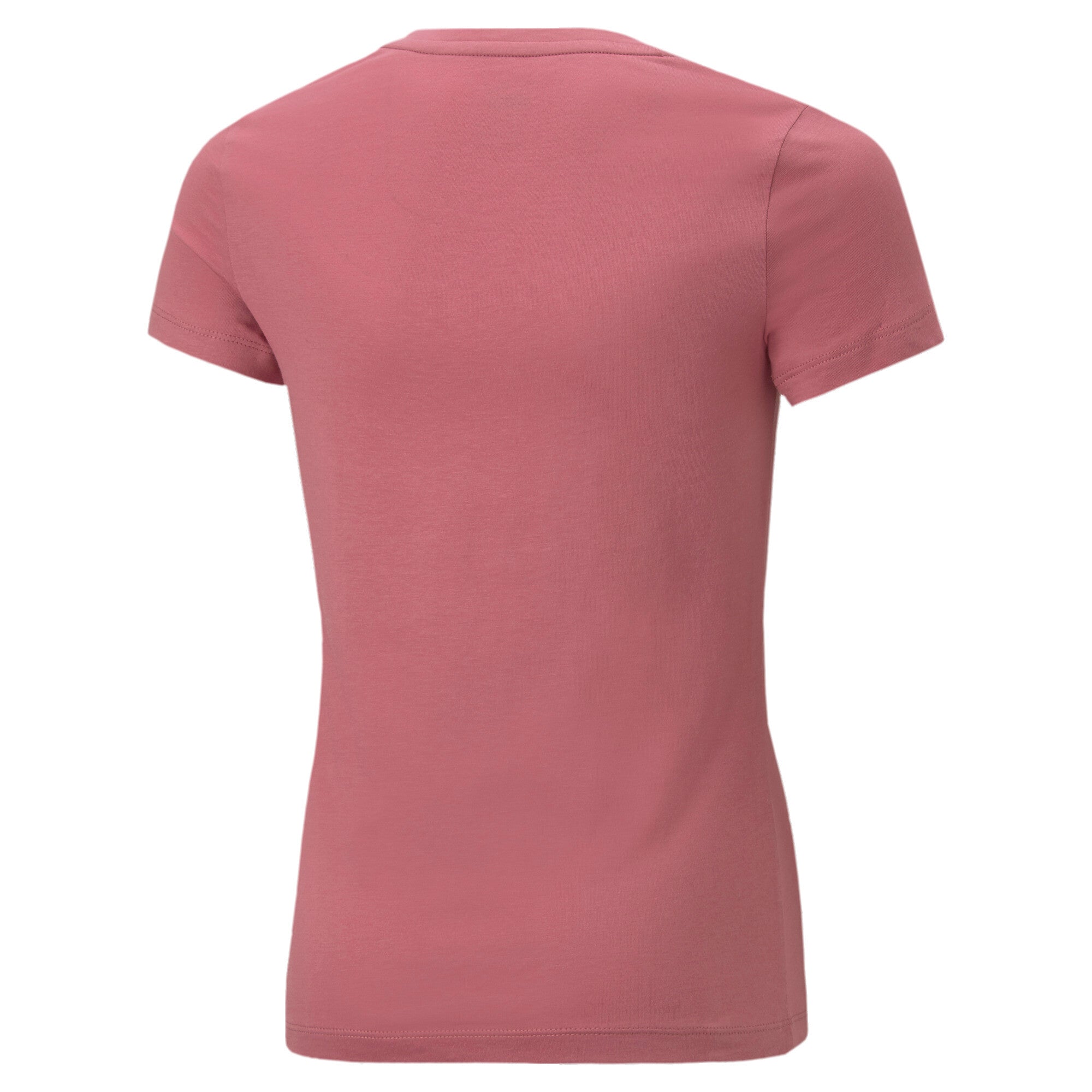Puma essentials+ logo tee in purple - Back View
