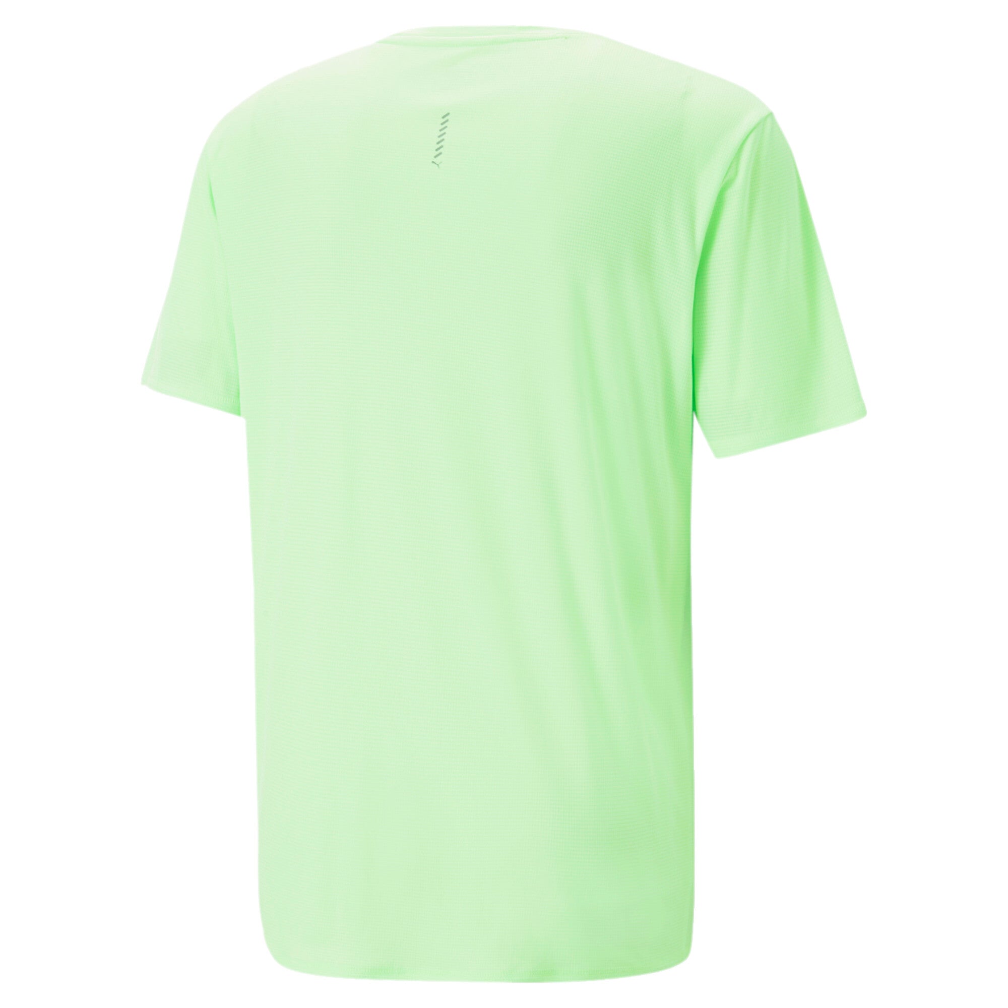 Puma run favourite short sleeve running tee men in green - Back View