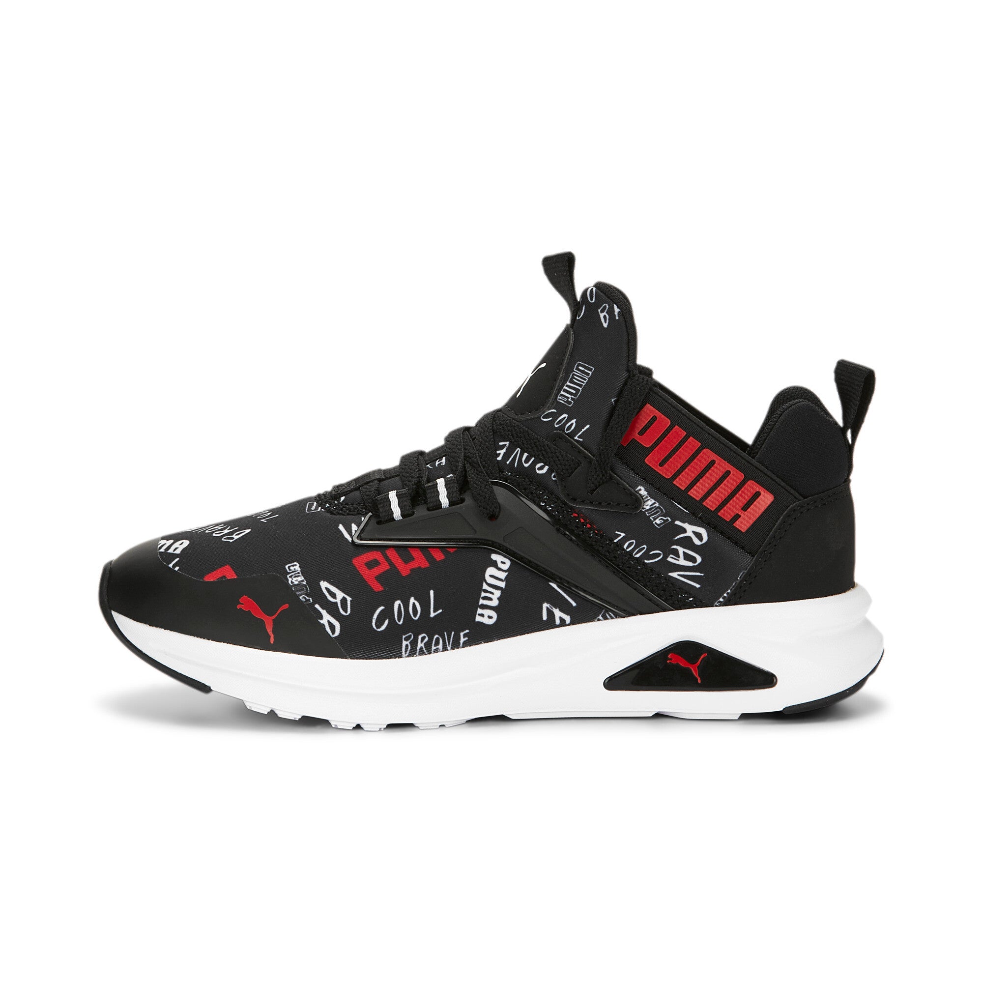 Puma enzo 2 refresh brand love shoes youth in black - Side View 01