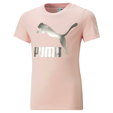 PUMA classics logo tee in pink