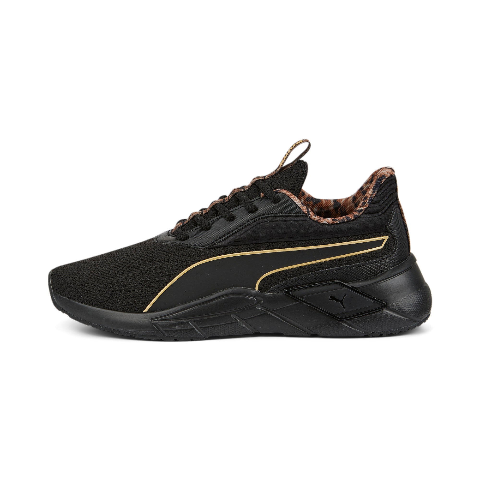 Puma lex safari glam training shoes women in black - Side View 01