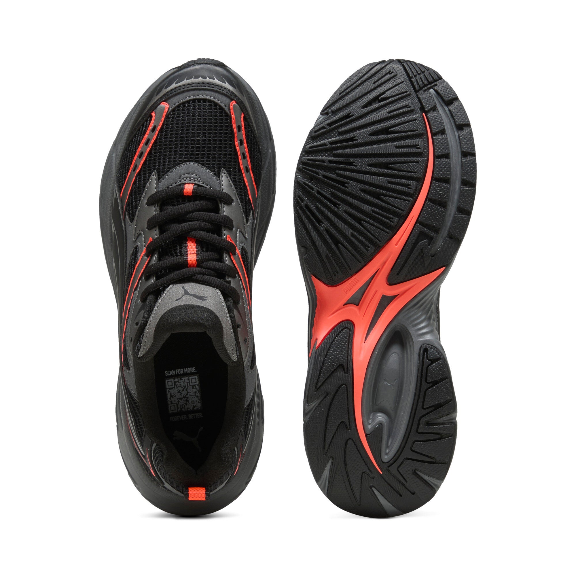 Puma morphic athletic sneakers in morphic athleti puma black and age - Side View 02