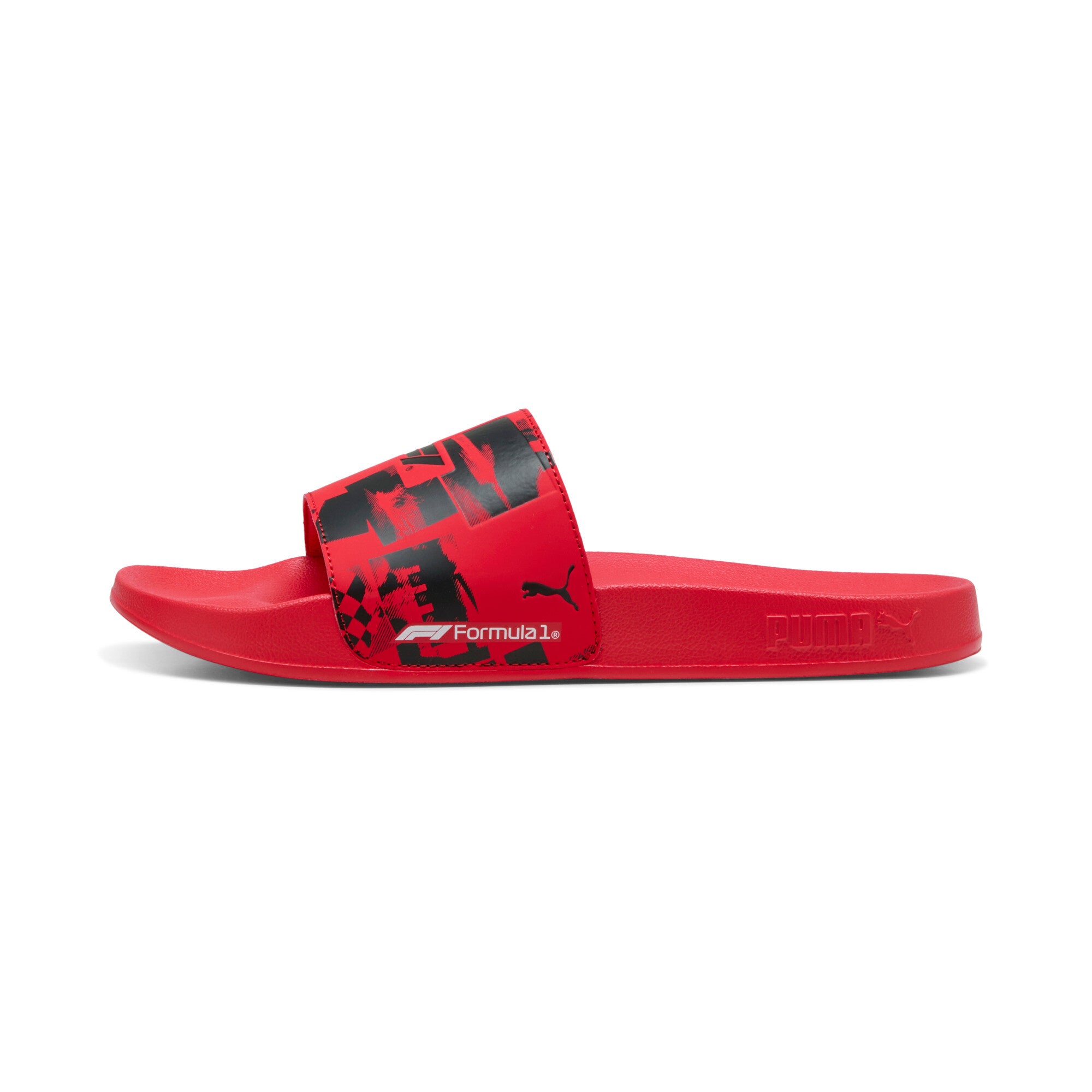 Puma swimming F1® leadcat 2.0 logo sandals in black - Side View 02