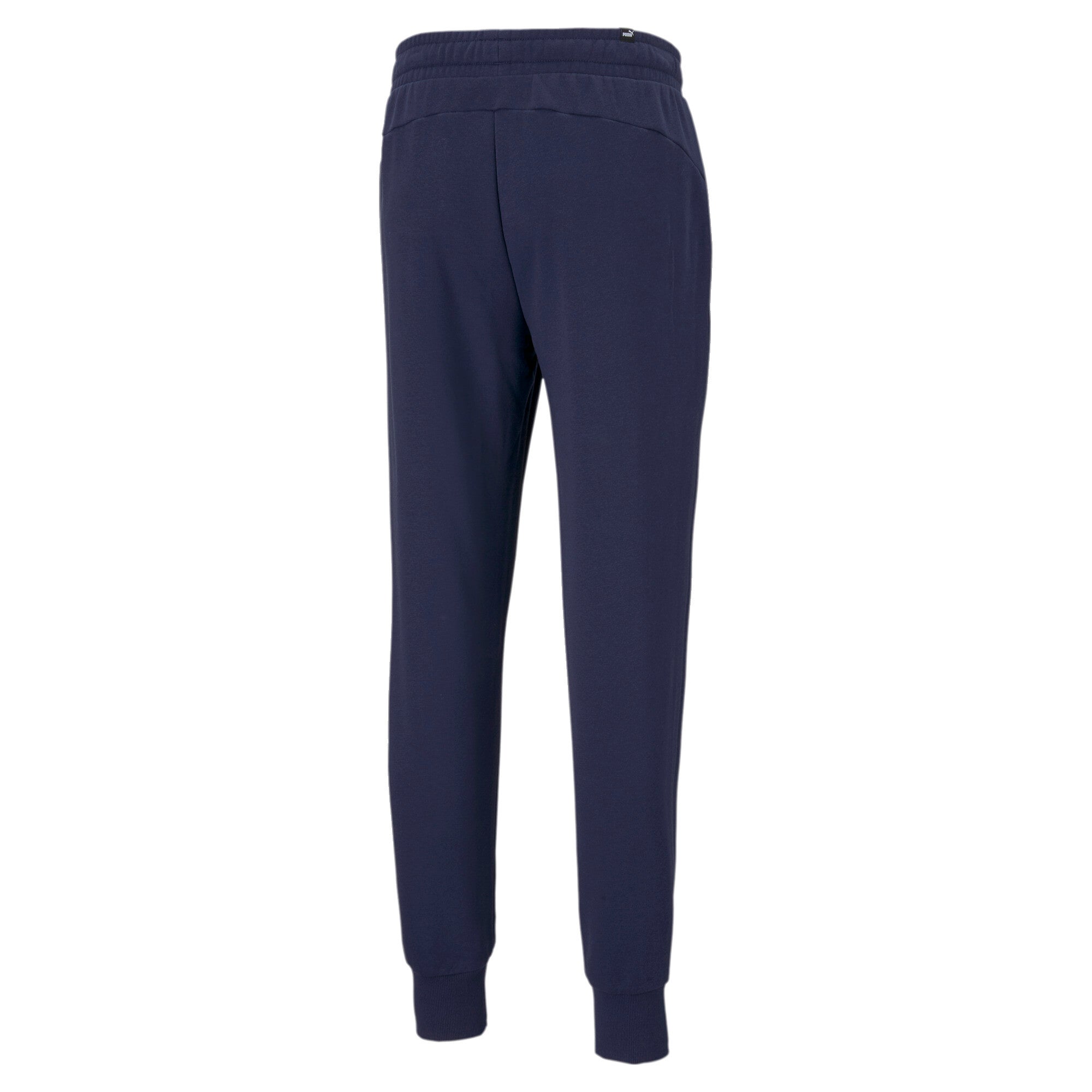 Puma essentials logo sweatpants men in black - Back View