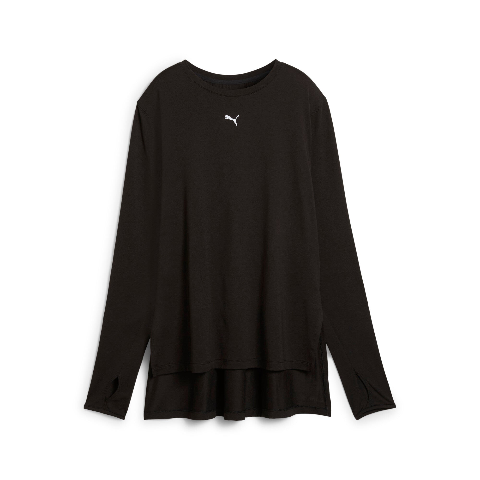 Puma modest oversized tee in black - Front View
