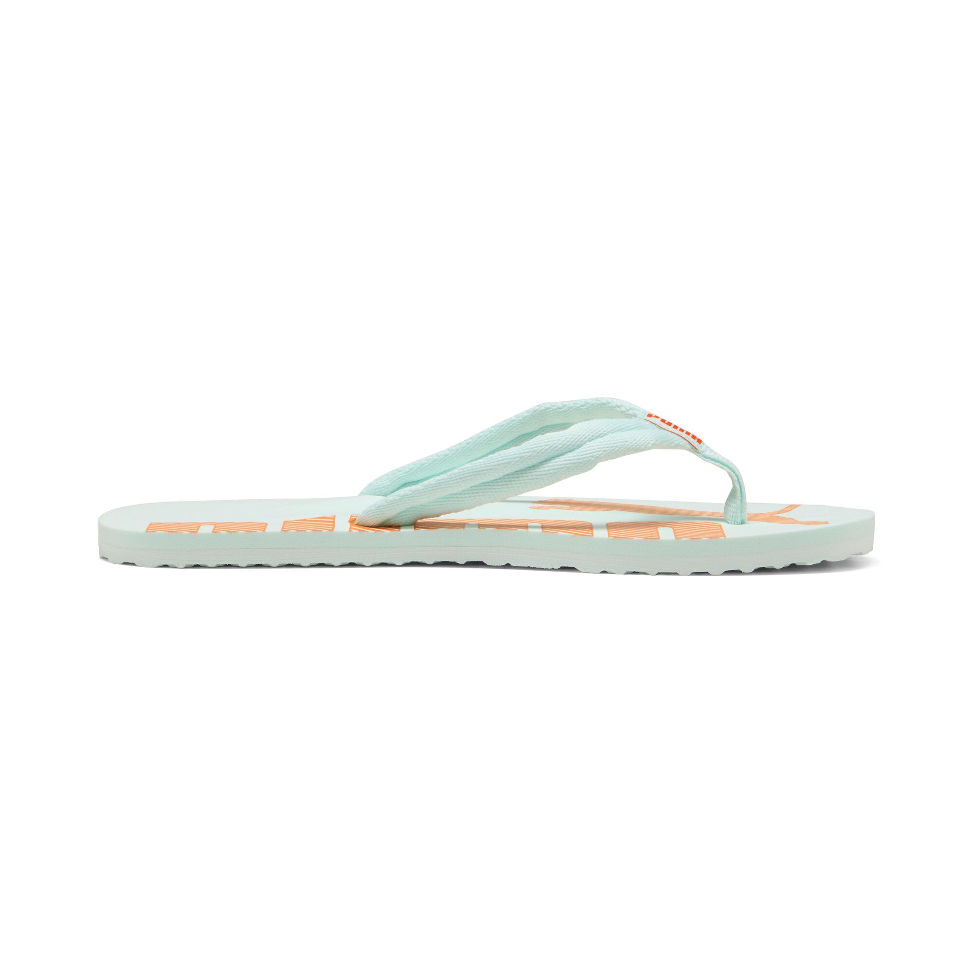 Puma epic flip v2 sandals in peaceful blue and dark poppy - Side View 03