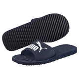 Puma swimming purecat sandals in blue - Front View
