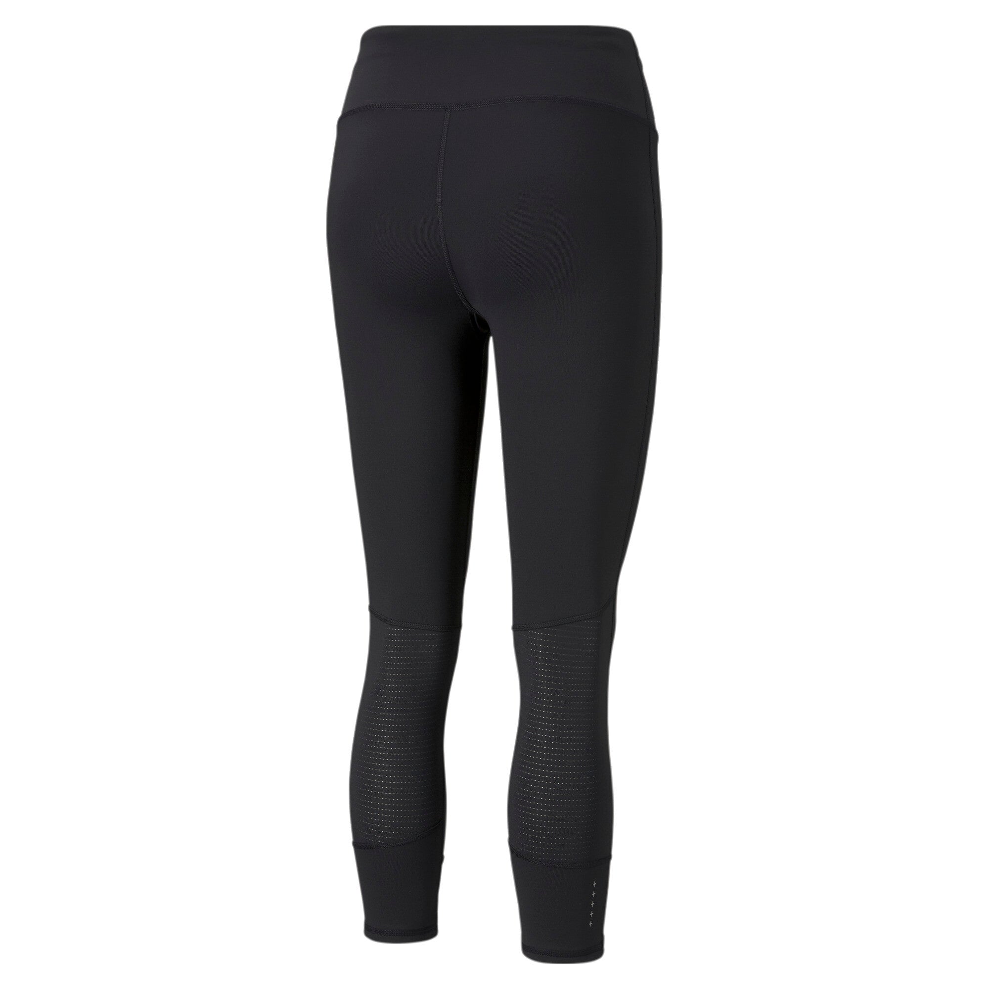 Puma running favourite 3/4 leggings in black - Back View