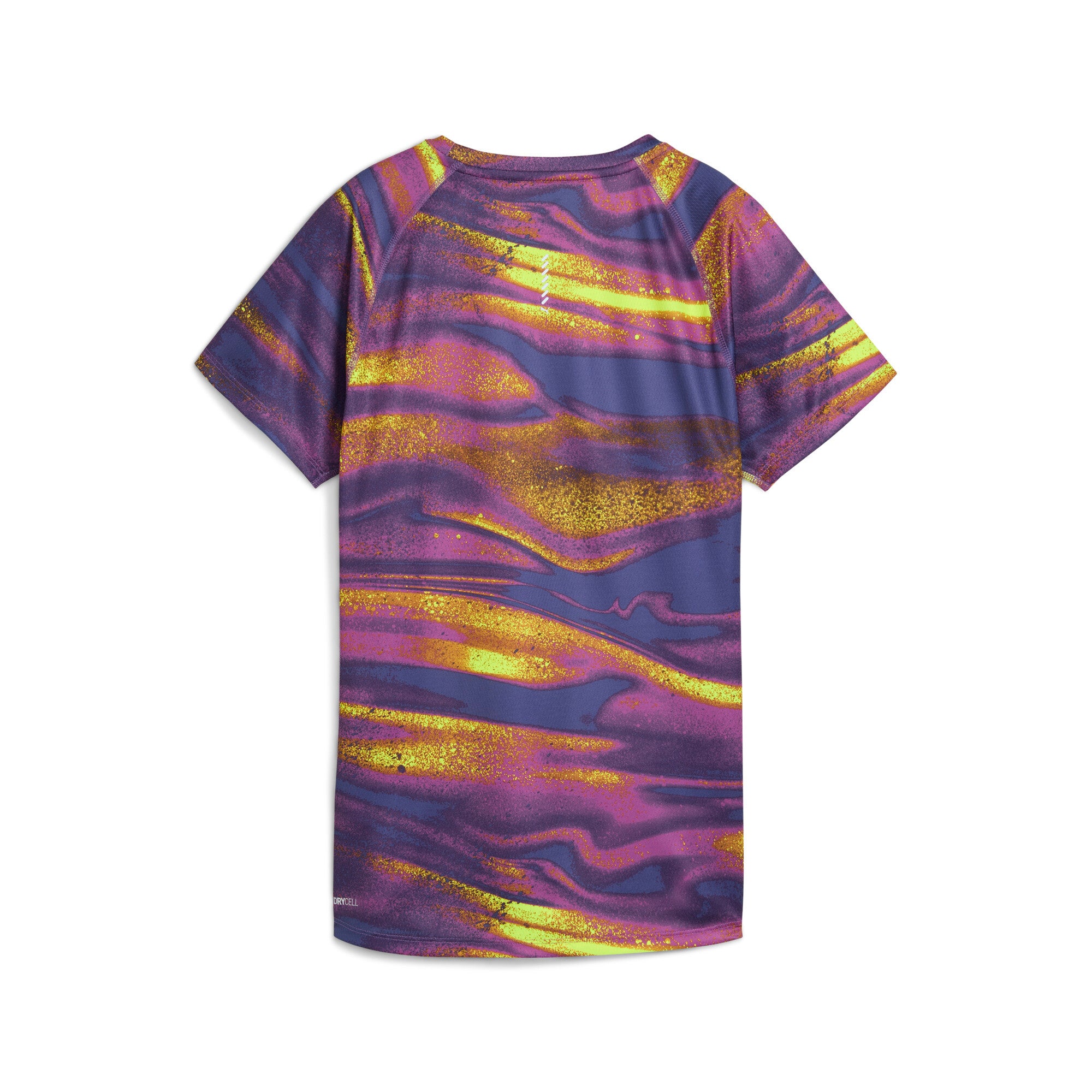 Puma VELOCITY all-over-print running tee in wild berry - Back View