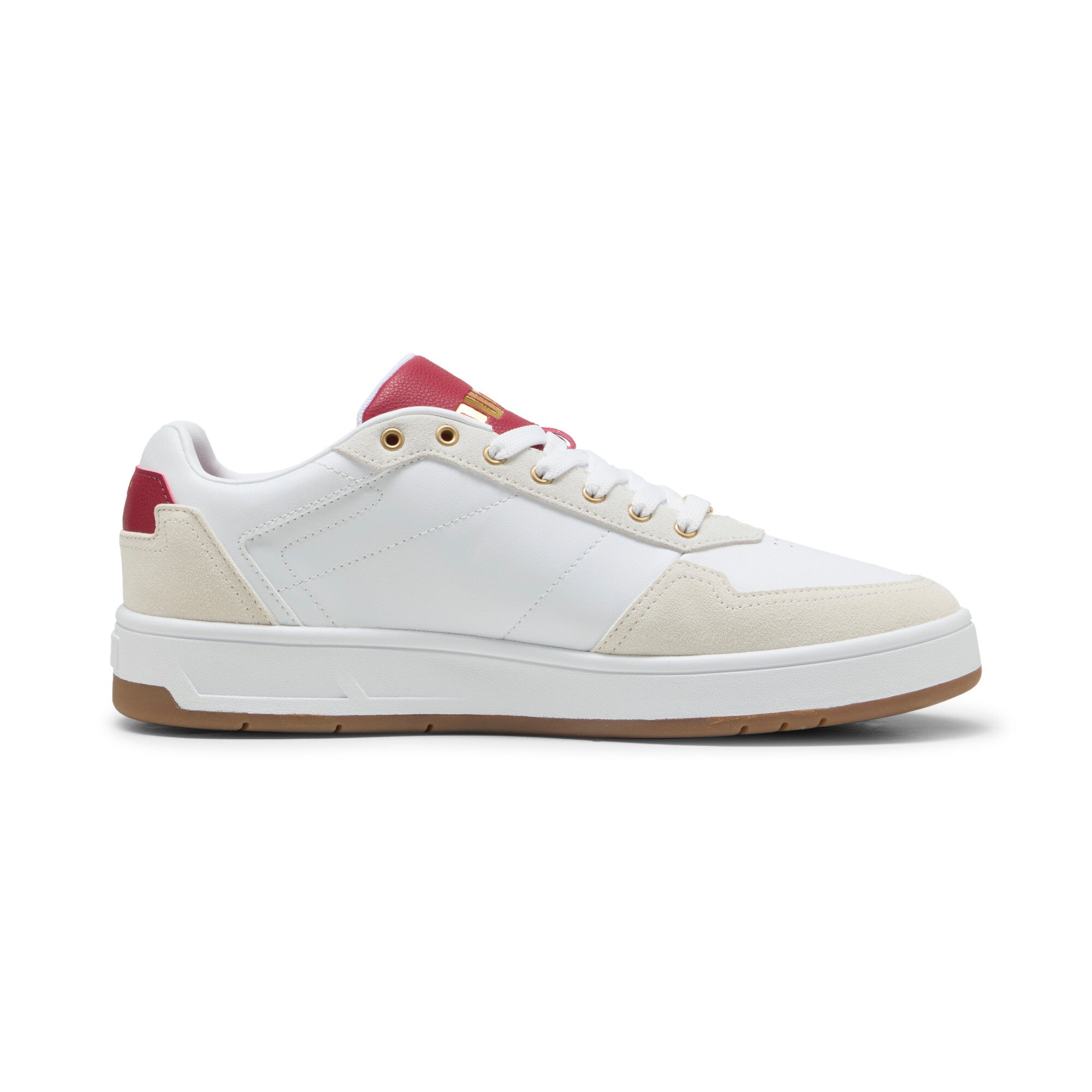 Puma court classic lux SD sneakers in white and alpine s - Side View 03