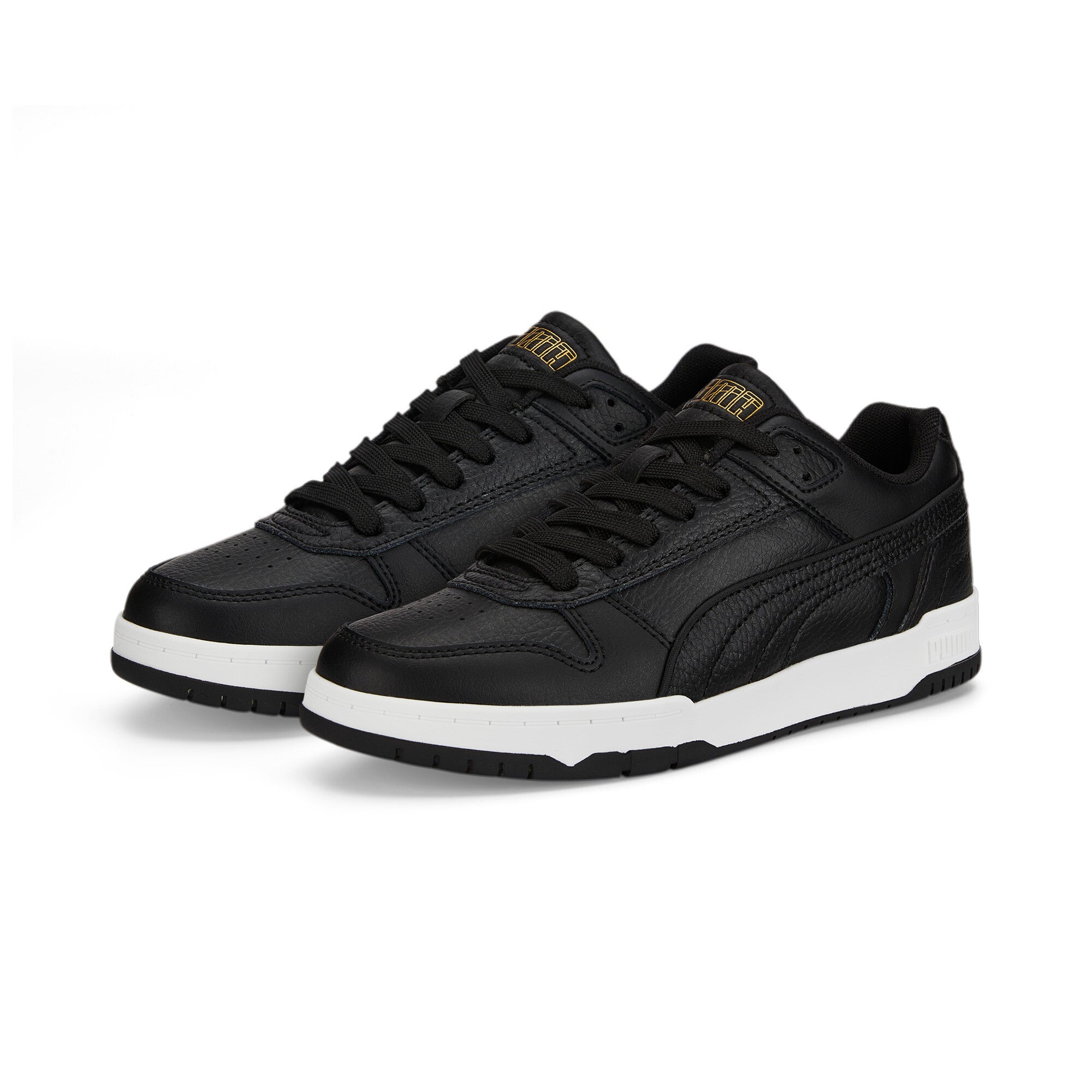 Puma rbd game low sneakers youth in black - Front View
