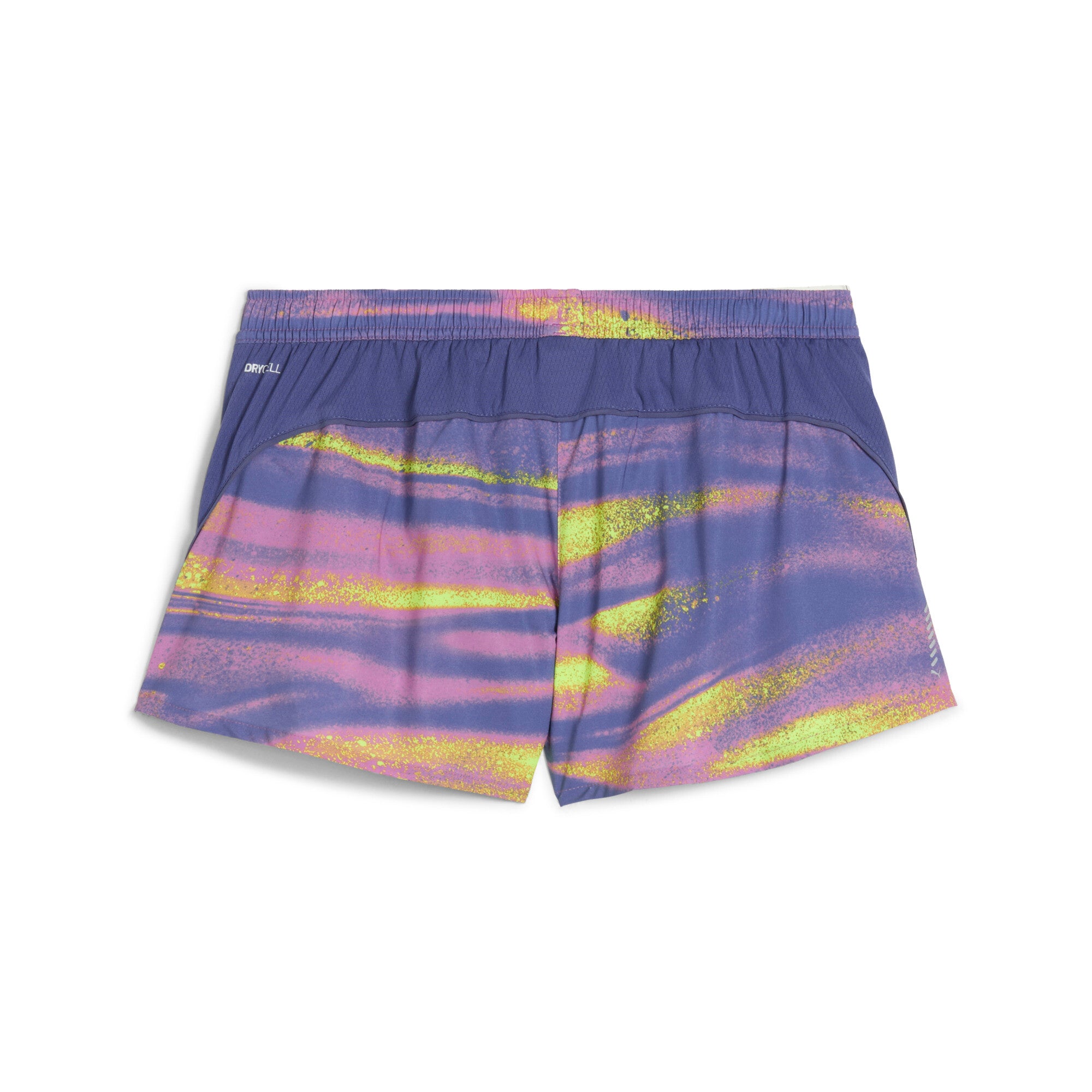 Puma VELOCITY all-over print 3" shorts in wild berry - Back View