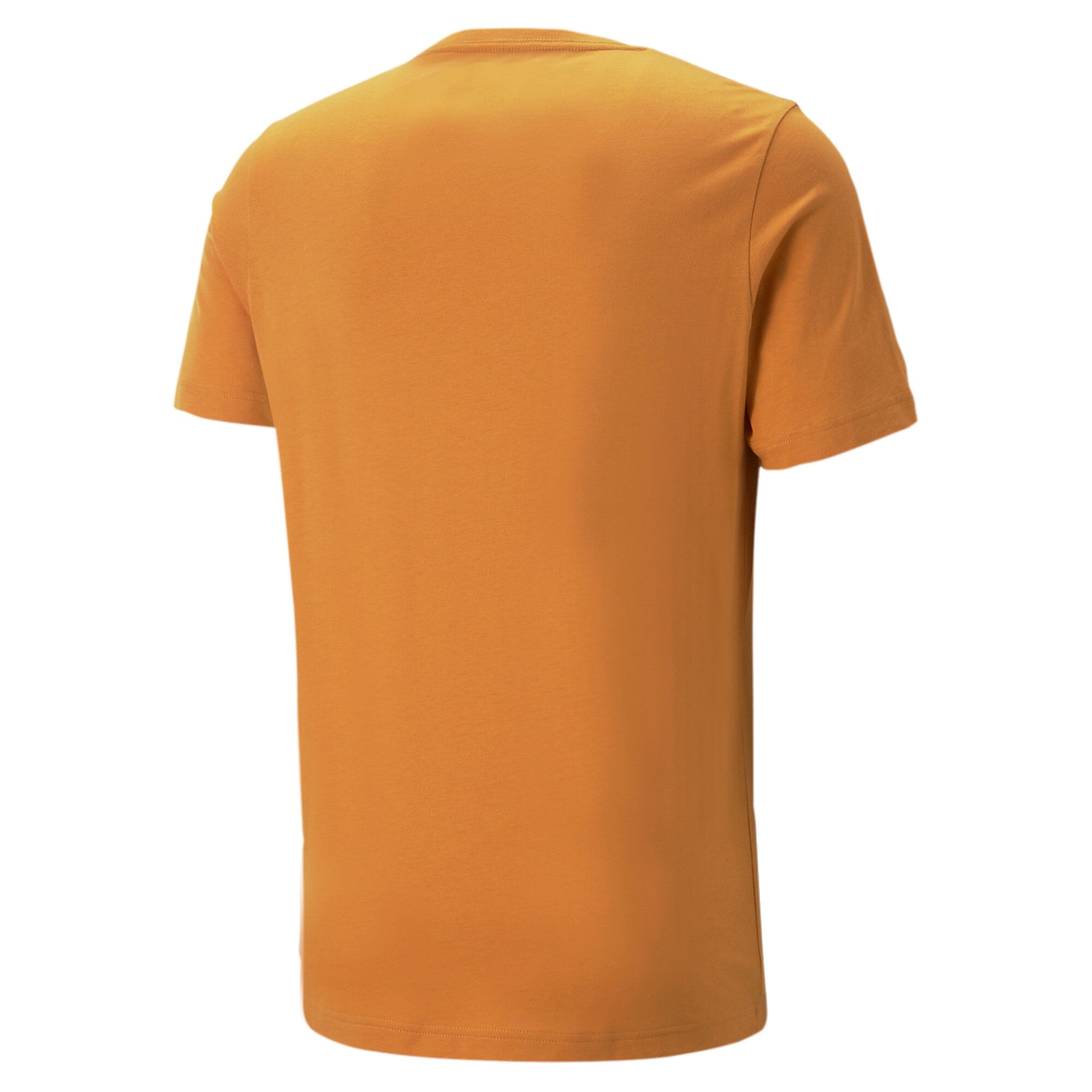 Puma essentials small logo tee men in beige - Back View