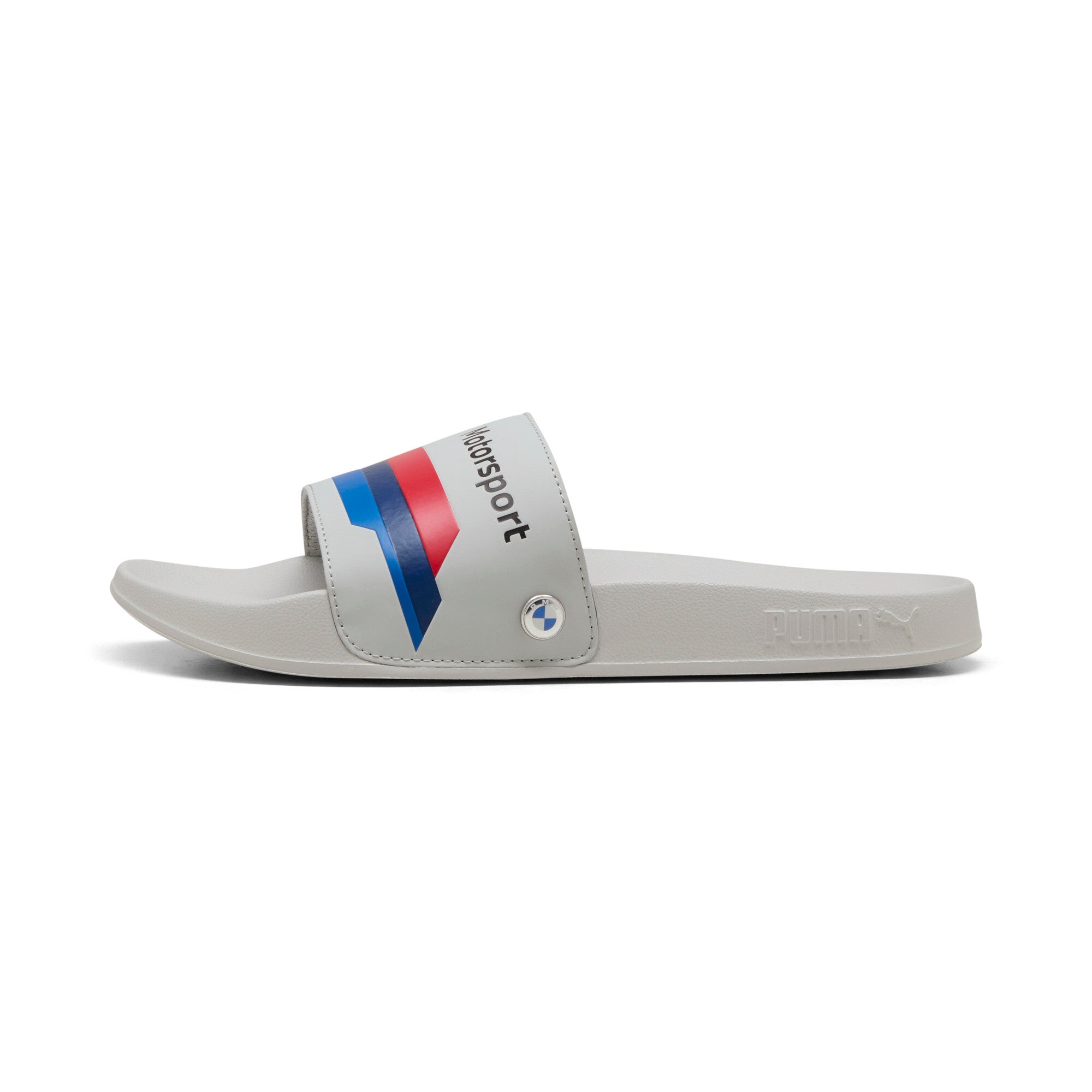 Puma swimming BMW M motorsport logo leadcat 2.0 slides in black - Side View 02