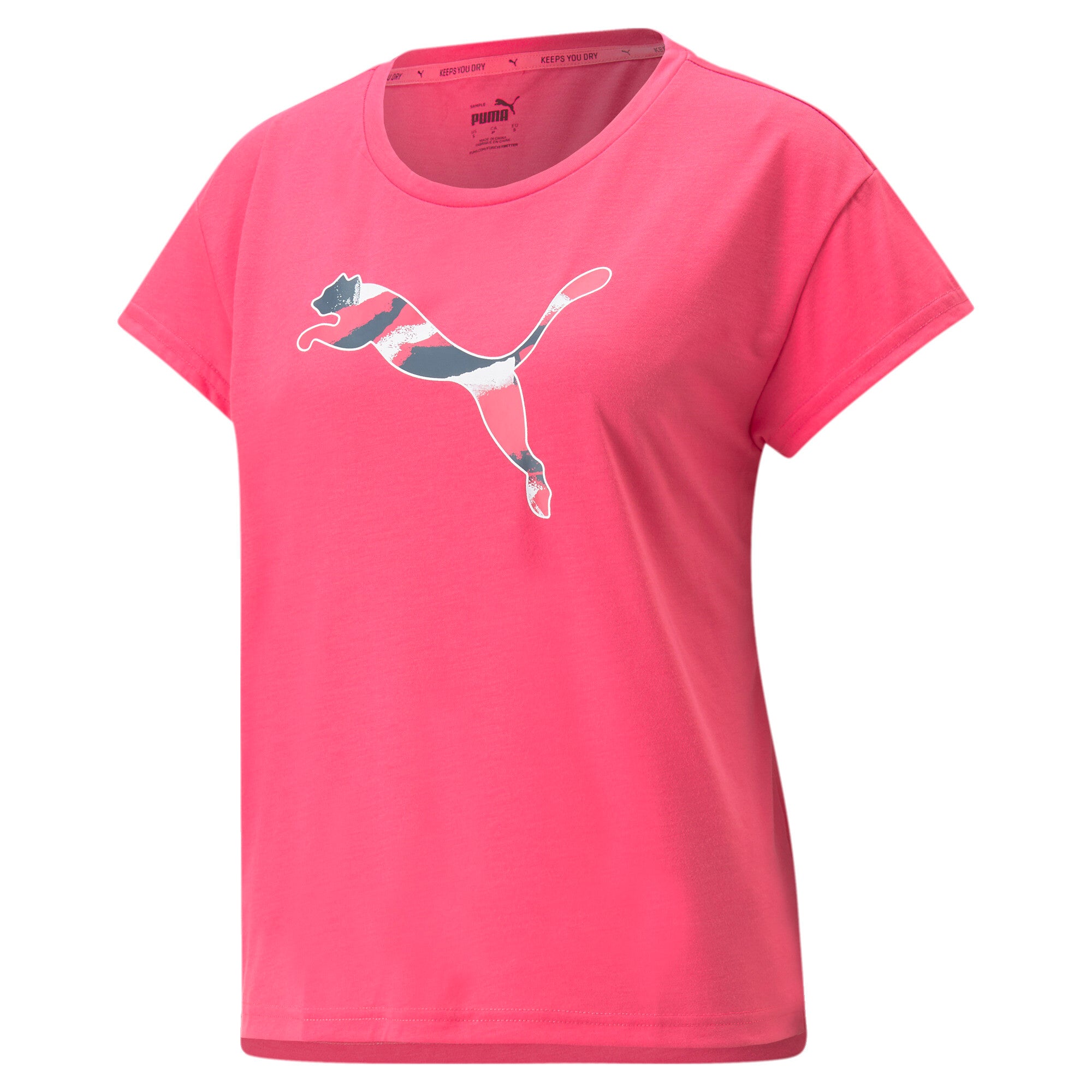 Puma modern sports tee women in white - Front View