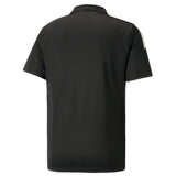 Puma football teamliga sideline polo shirt in blue - Back View