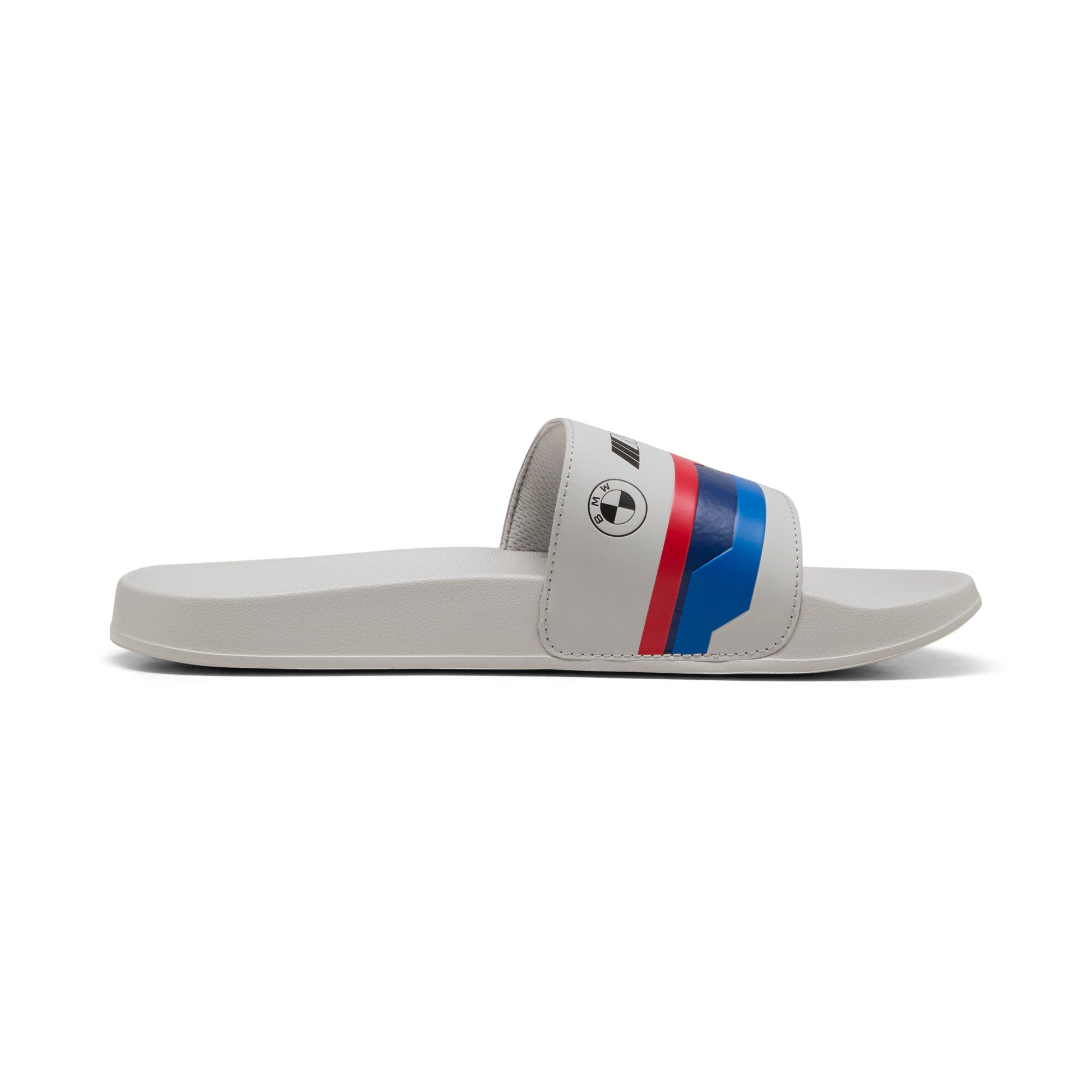 Puma swimming BMW M motorsport logo leadcat 2.0 slides in black - Side View 03