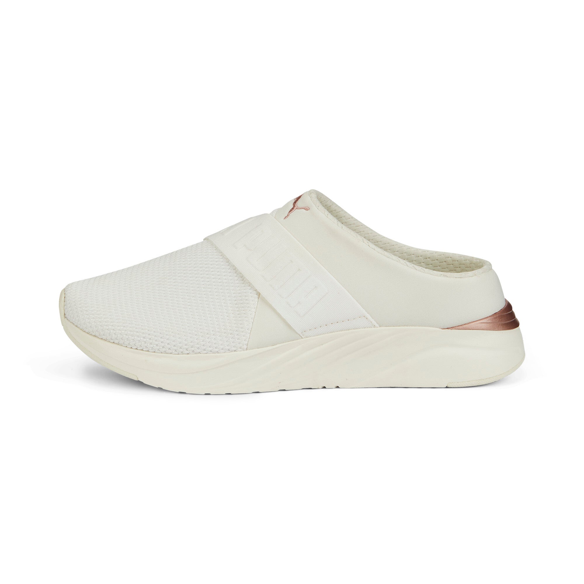 Puma softride ruby mule women in white - Side View 01