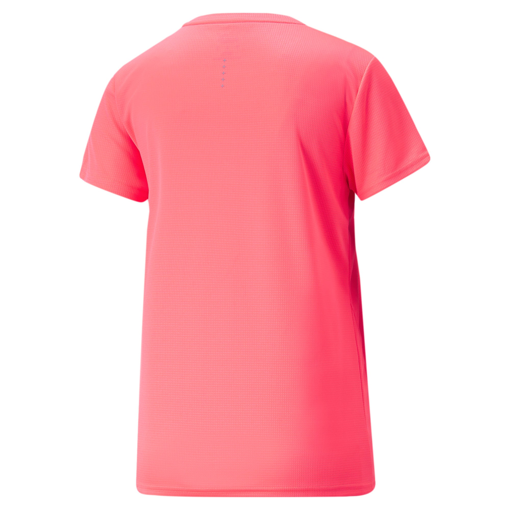 Puma favourite short sleeve women's running tee in black - Back View