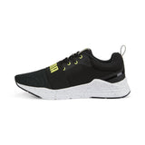 Puma wired run in motion sneakers in black - Side View 01