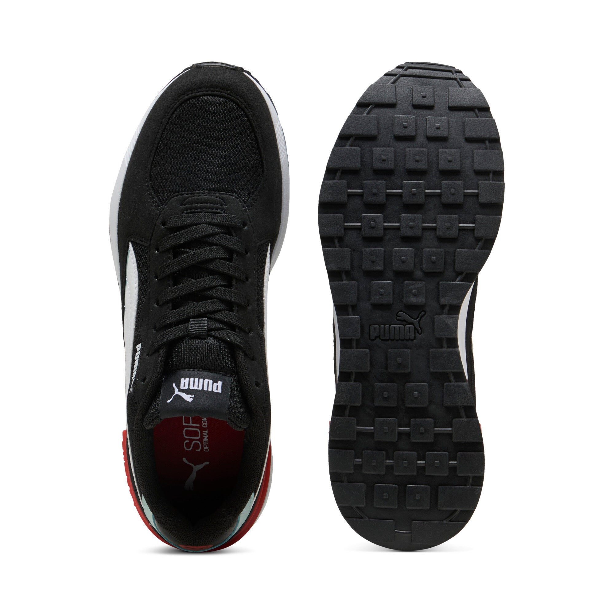 Puma graviton trainers in black - Side View 02