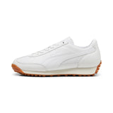 Puma easy rider leather sneakers in white - Side View 01