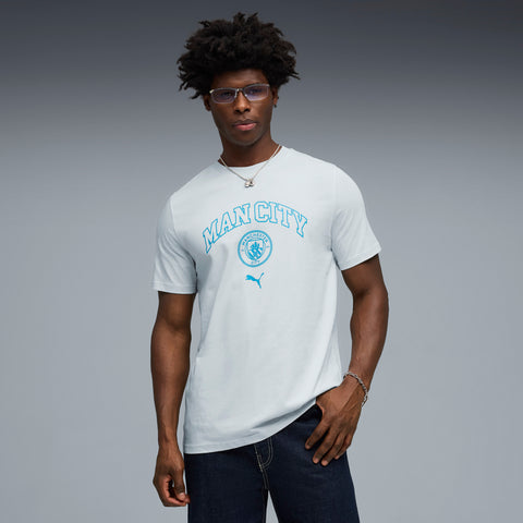 PUMA manchester city ftblculture tee men in sea glass