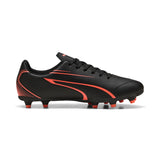 Puma football vitoria fg/ag boots in black - Side View 03