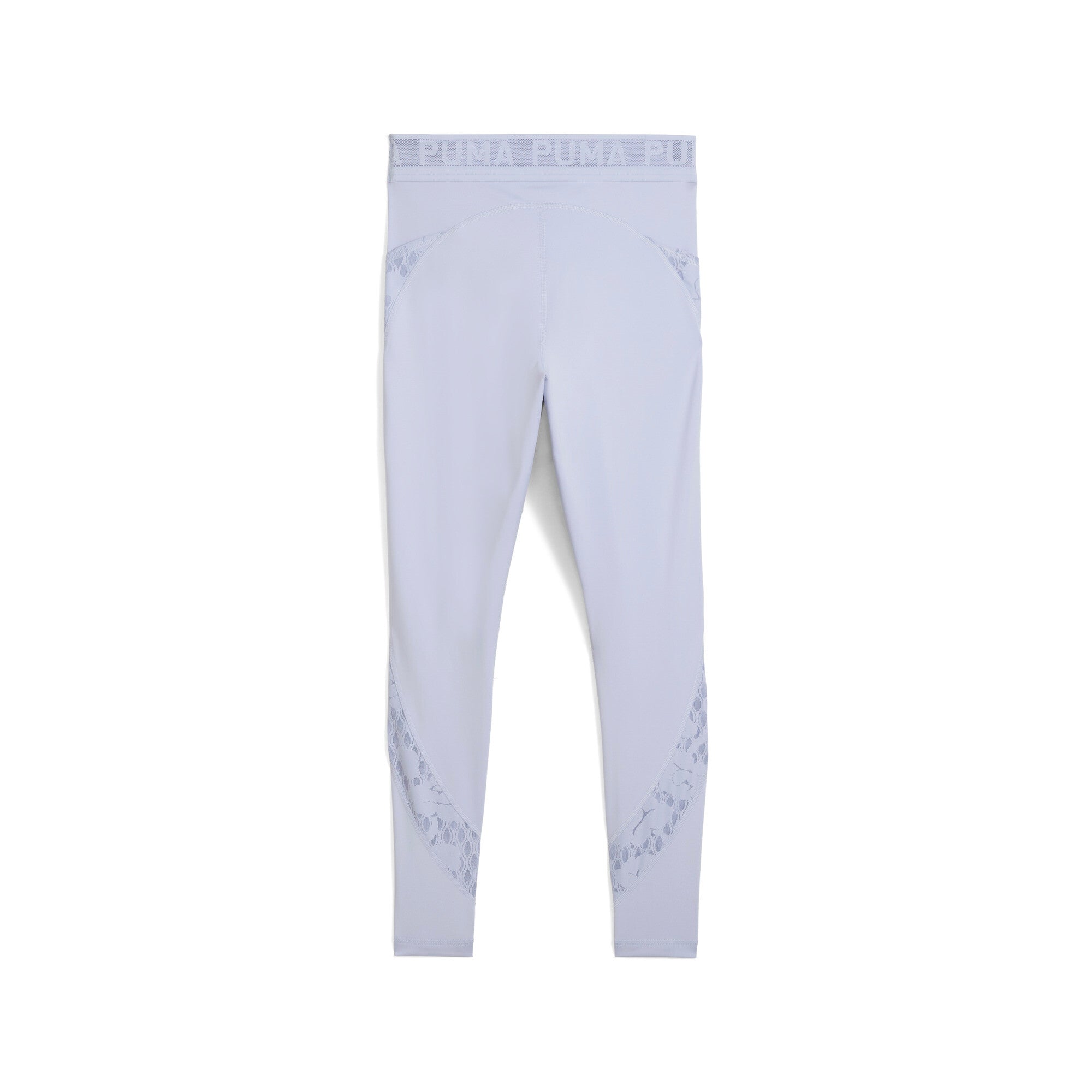 Puma lace high-waisted 7/8 tights in cool weather - Back View