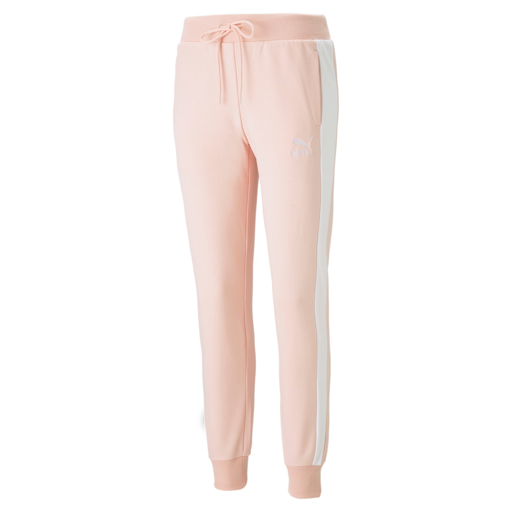 Puma iconic t7 women's track pants in pink - Front View