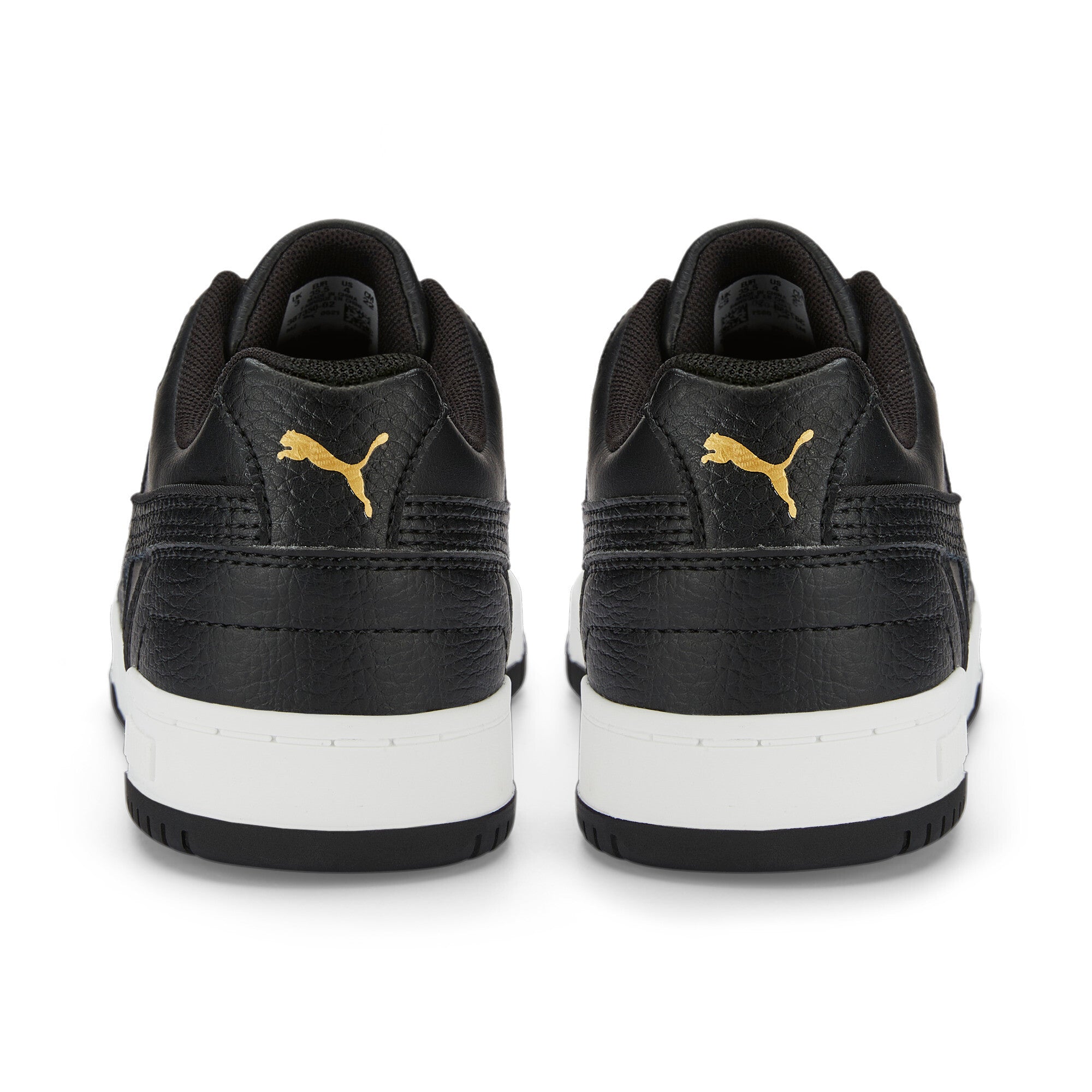 Puma rbd game low sneakers youth in black - Back View