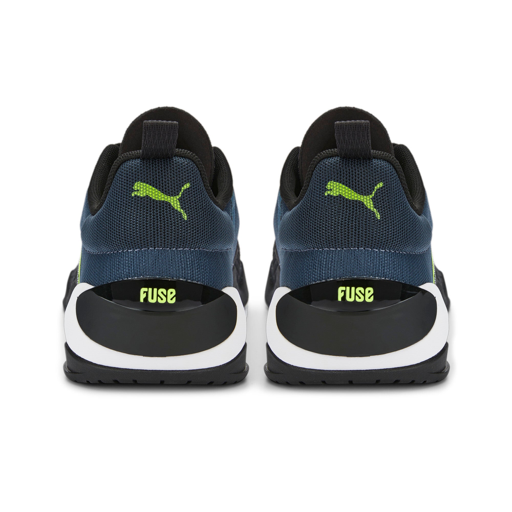 Puma fuse 2.0 men's training shoes in black - Back View