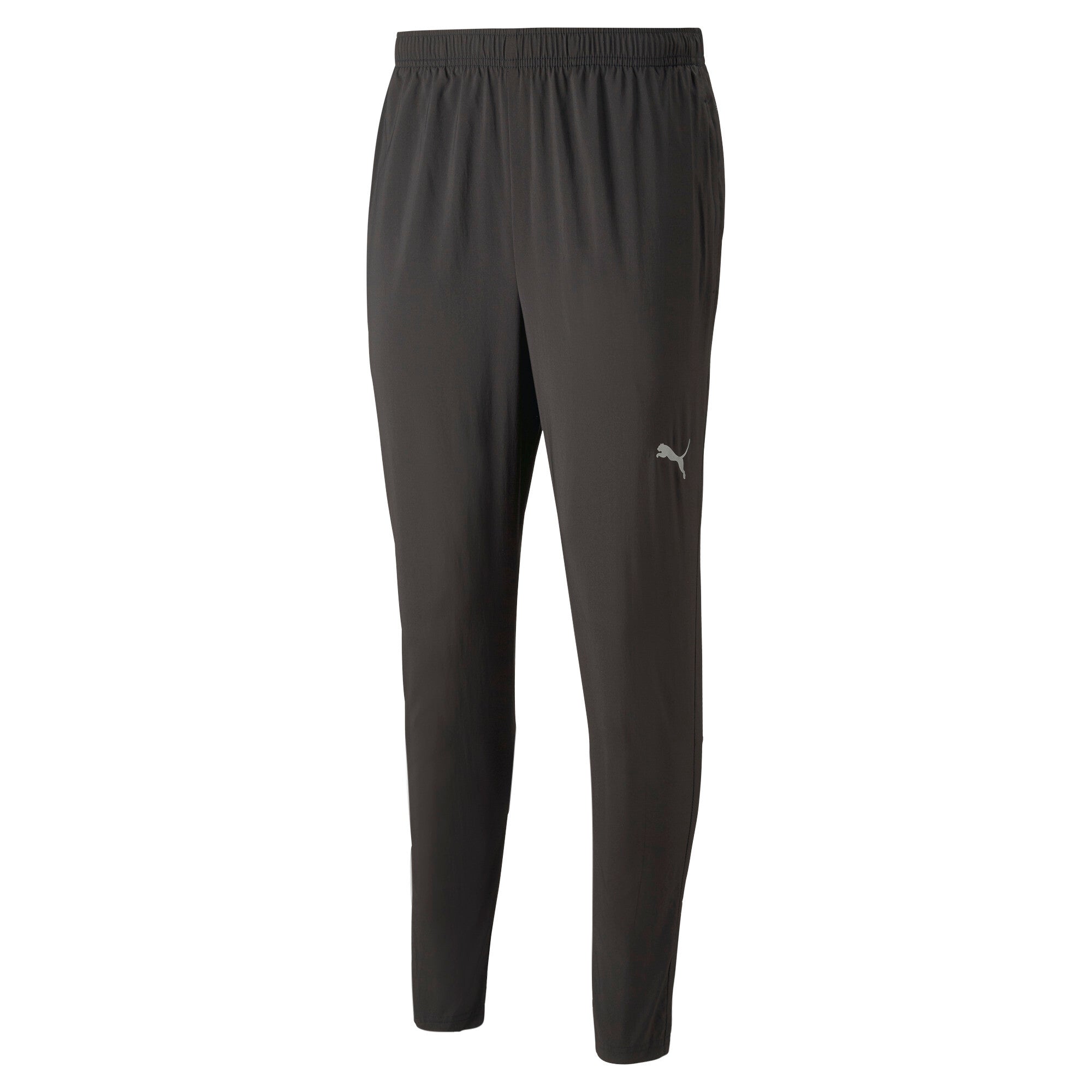 Puma run favourite tapered running pants men in black - Front View