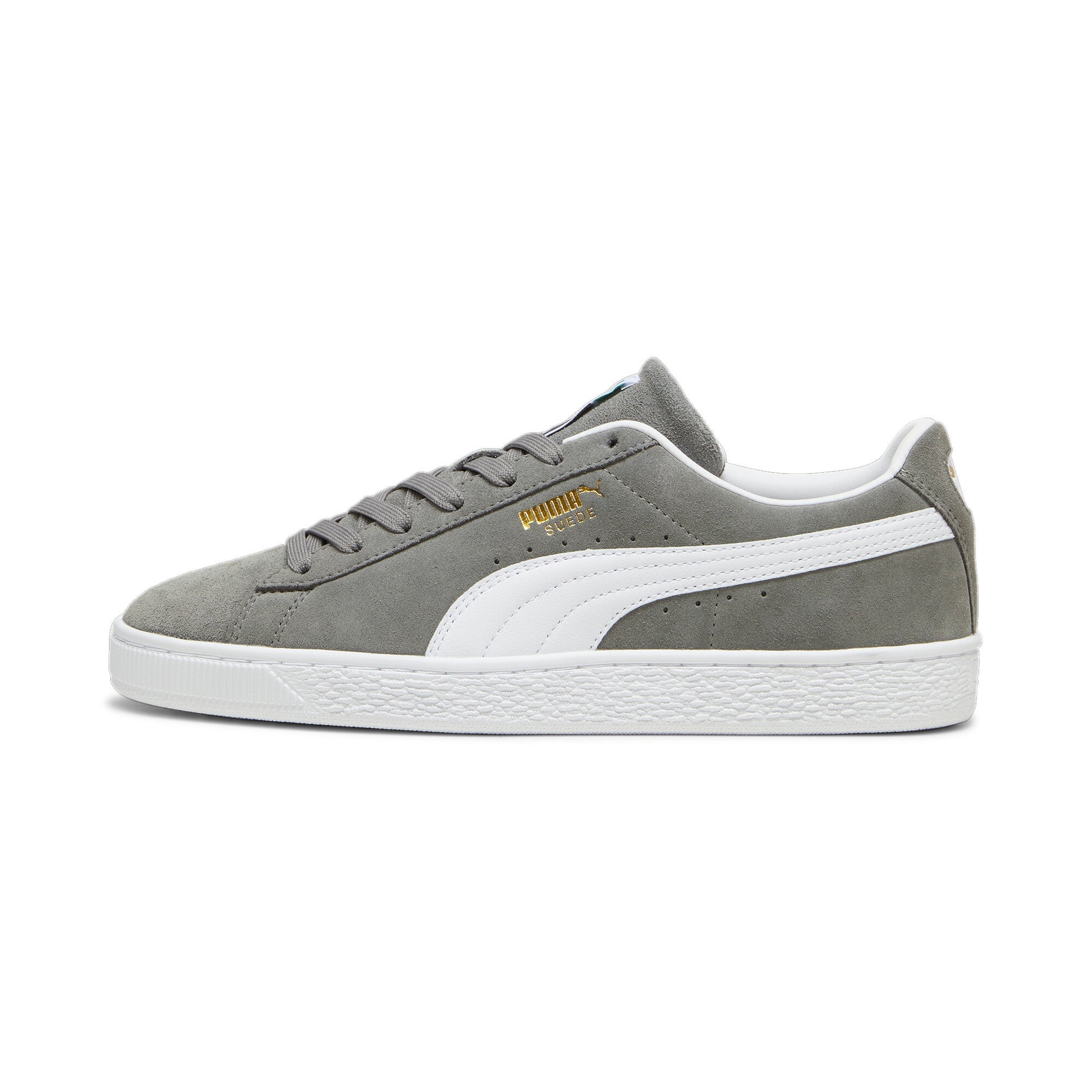 Puma suede classic sneakers in cast iron and white - Side View 01