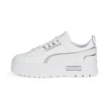 Puma mayze ut metallic sneakers in white - Side View 01