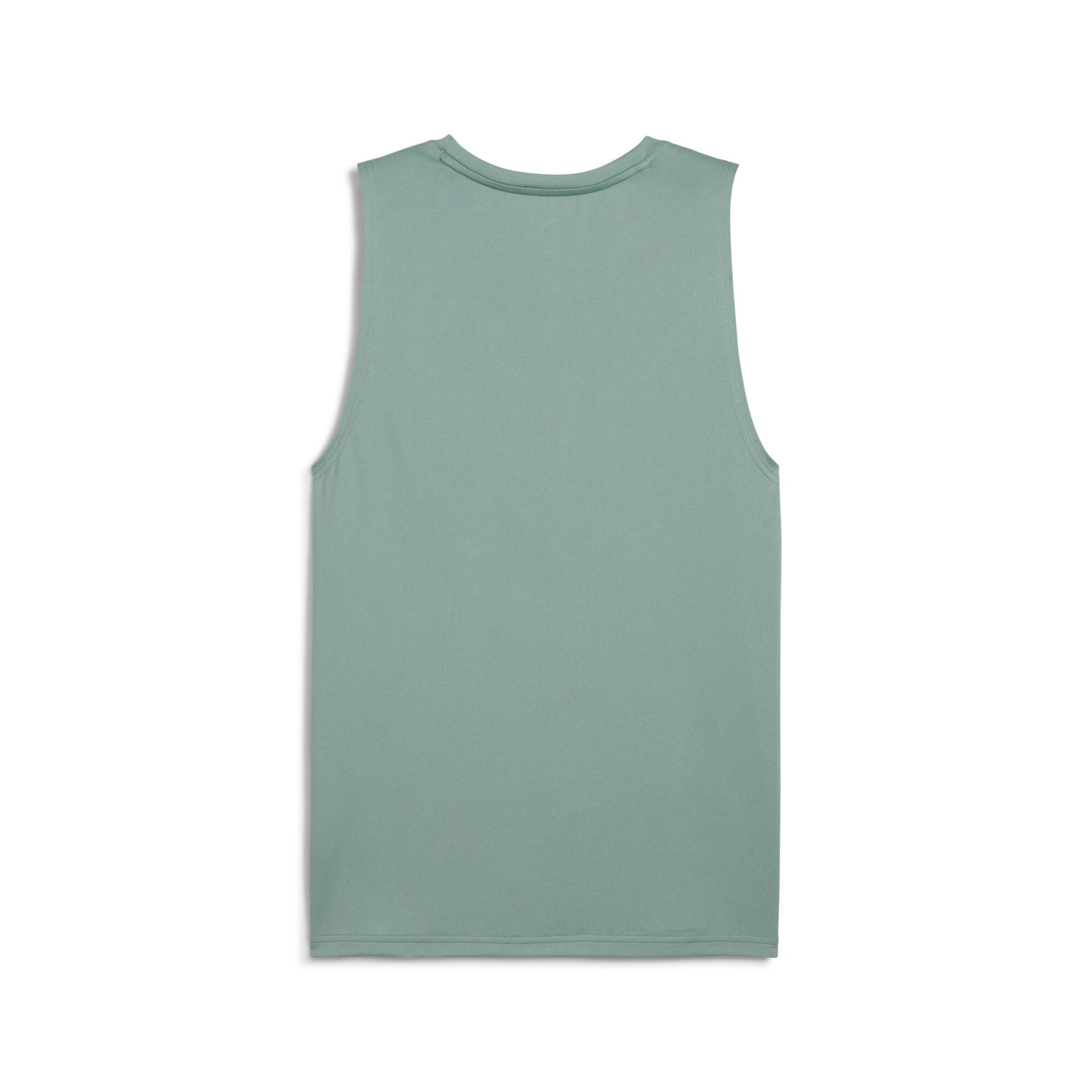 Puma tad essentials sleeveless tank in green moon - Back View