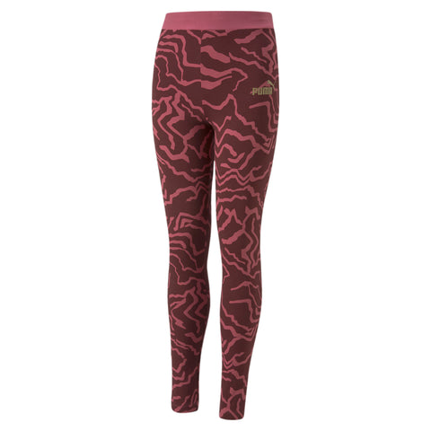 PUMA alpha printed leggings in purple