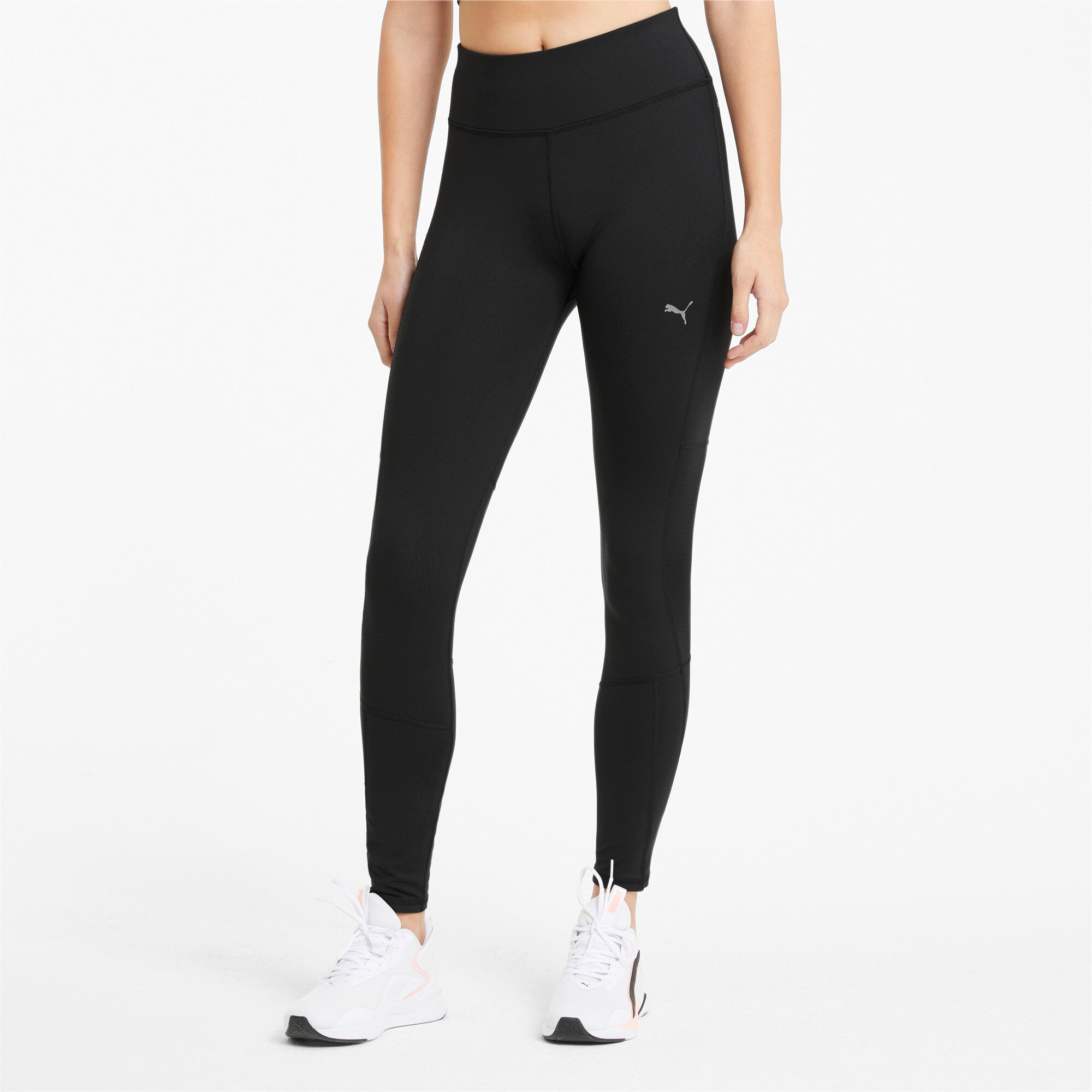 Puma favourite women's running leggings in black - Model Shot 01