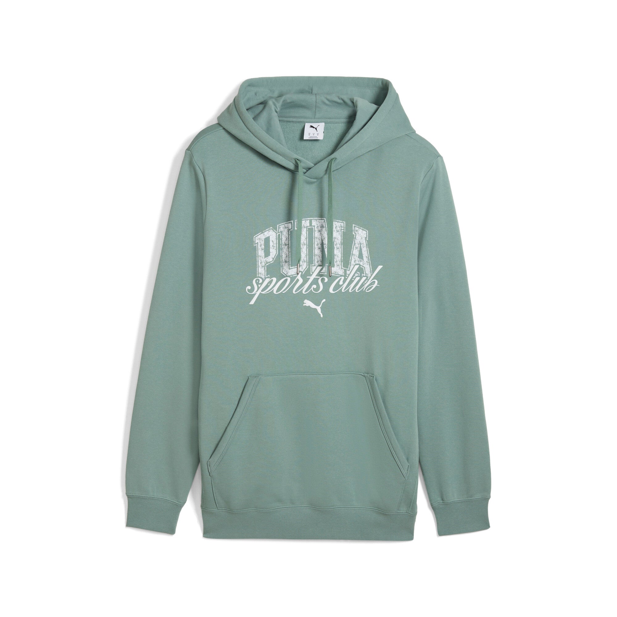 Puma class hoodie in green moon - Front View