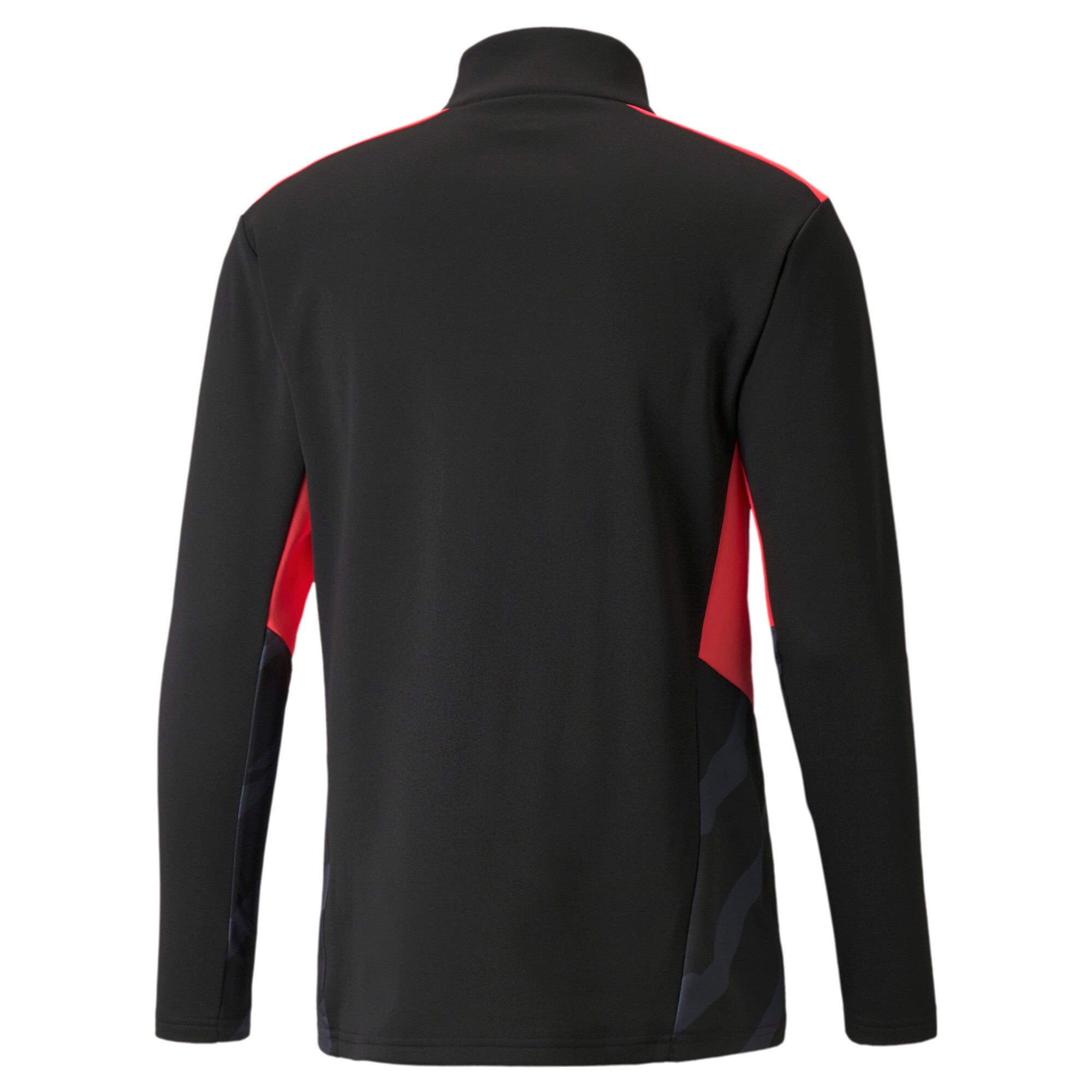 Puma individualcup training quarter-zip men's football top in black - Back View
