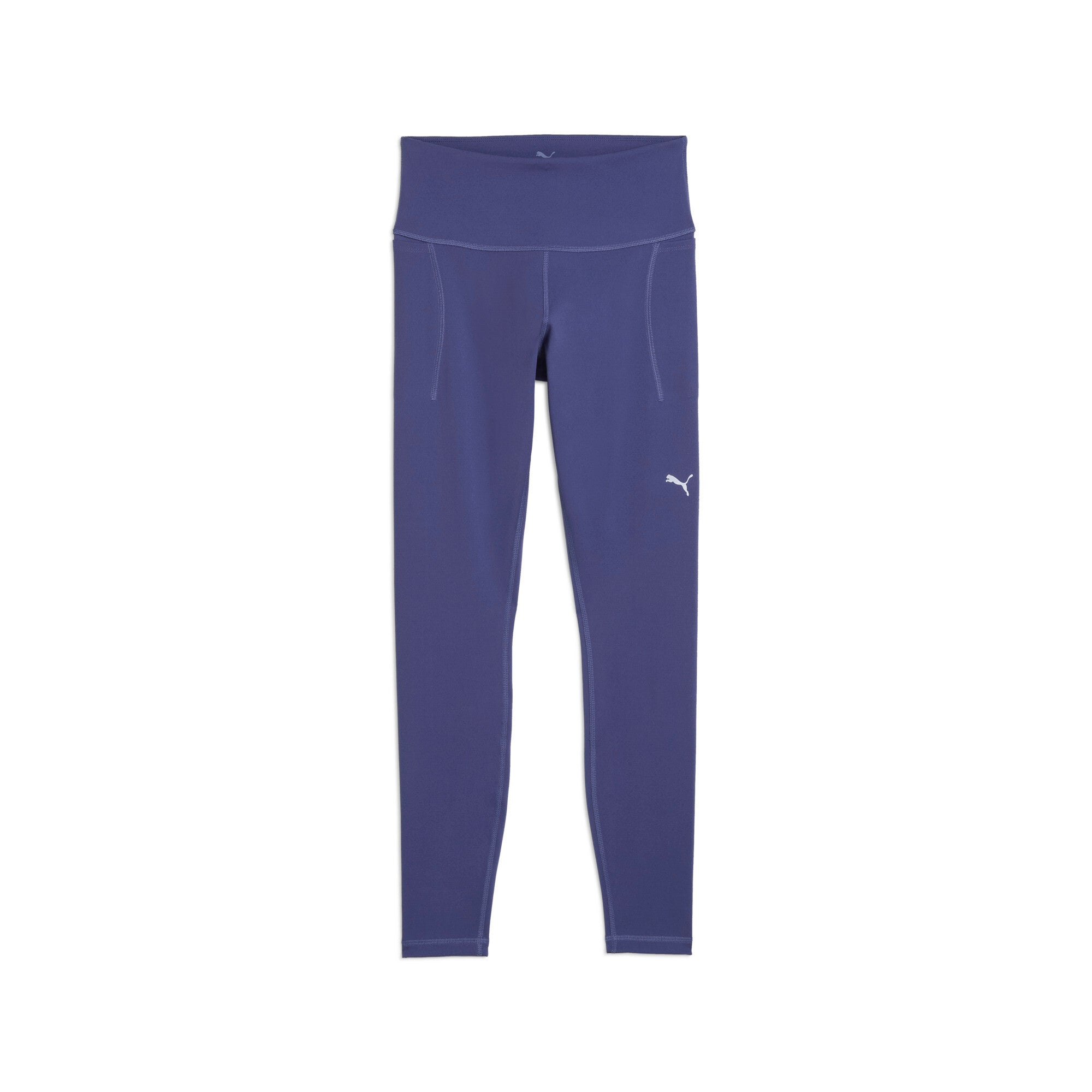 Puma CLOUDSPUN soft high-waist tights in blue crystal - Front View