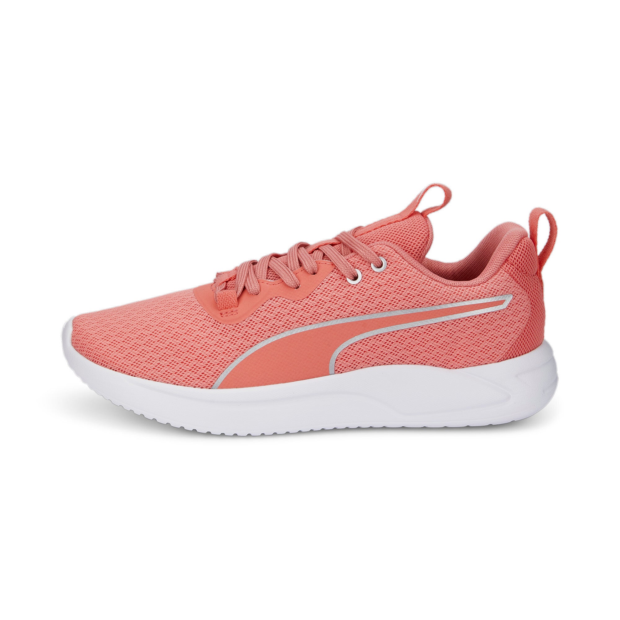 Puma resolve modern running shoes in pink - Side View 01