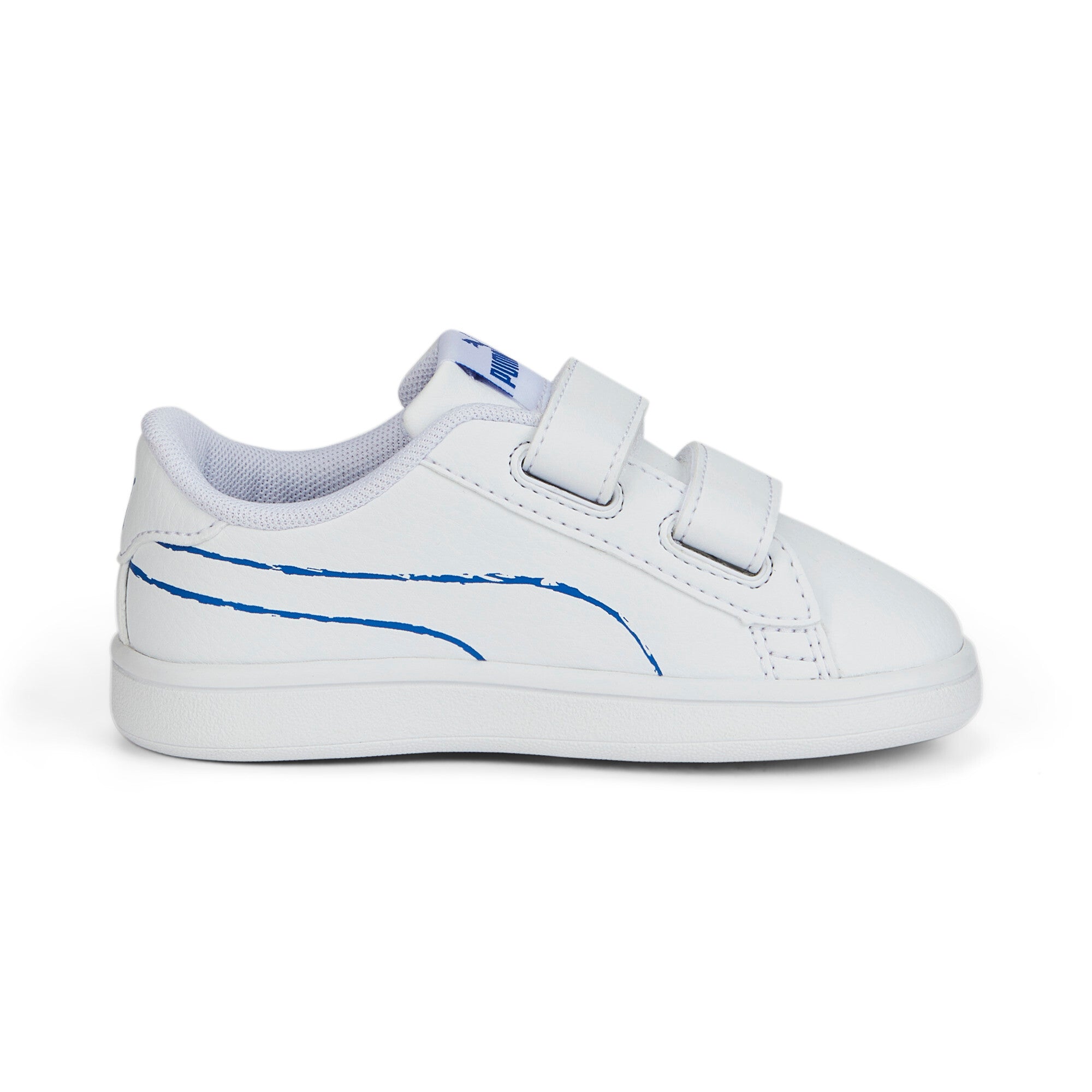 Puma smash v2 home school sneakers babies in white - Side View 03