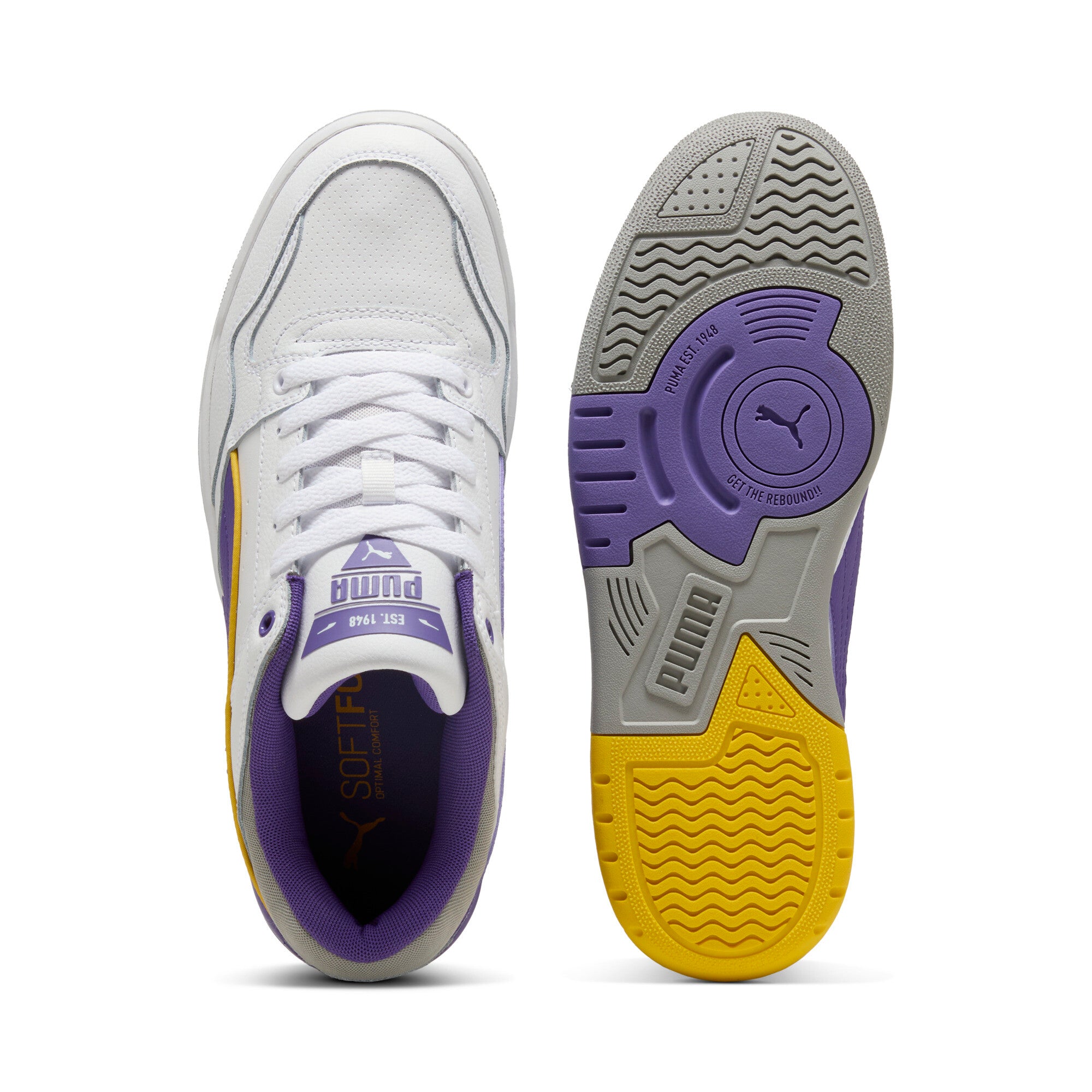 Puma rebound retro sneakers in white - Side View 02