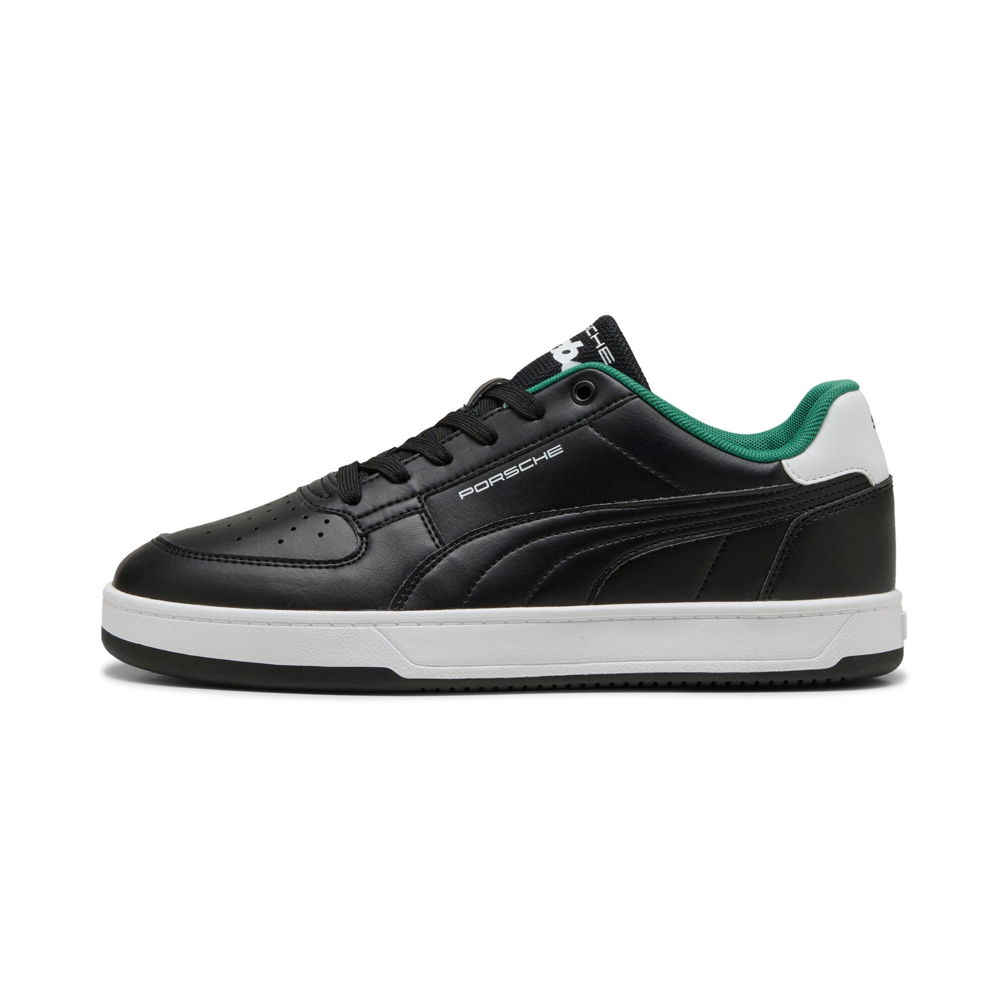 Puma porsche legacy caven 2.0 sneakers in black and archive green - Side View 01